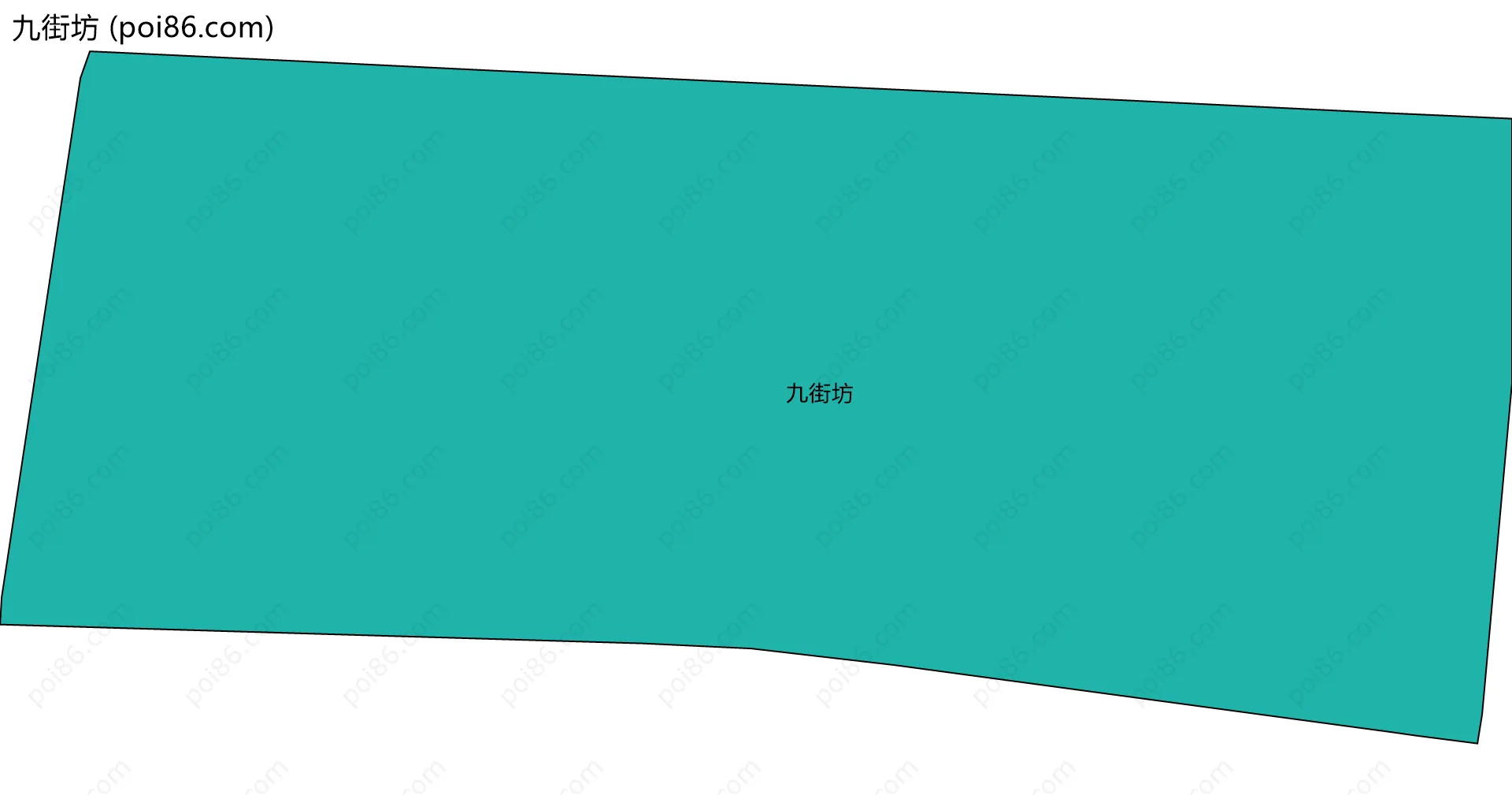 九街坊边界地图