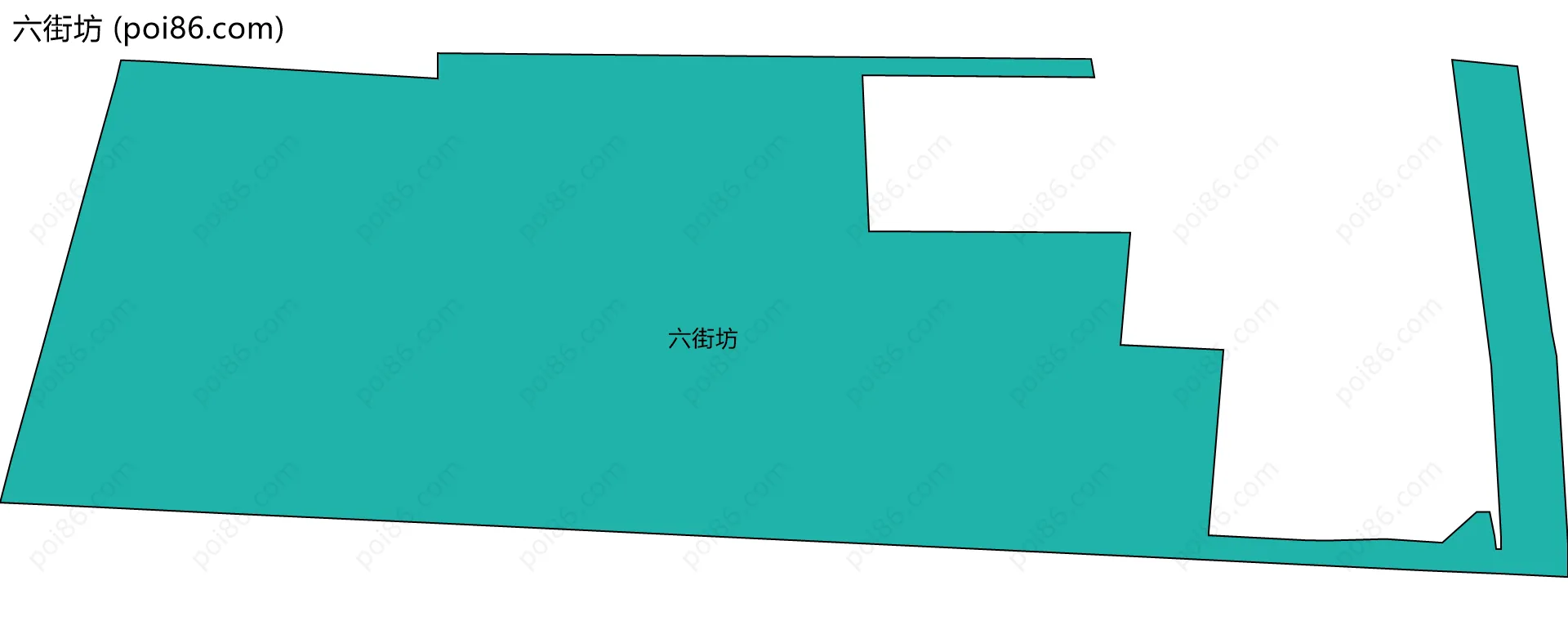 六街坊边界地图