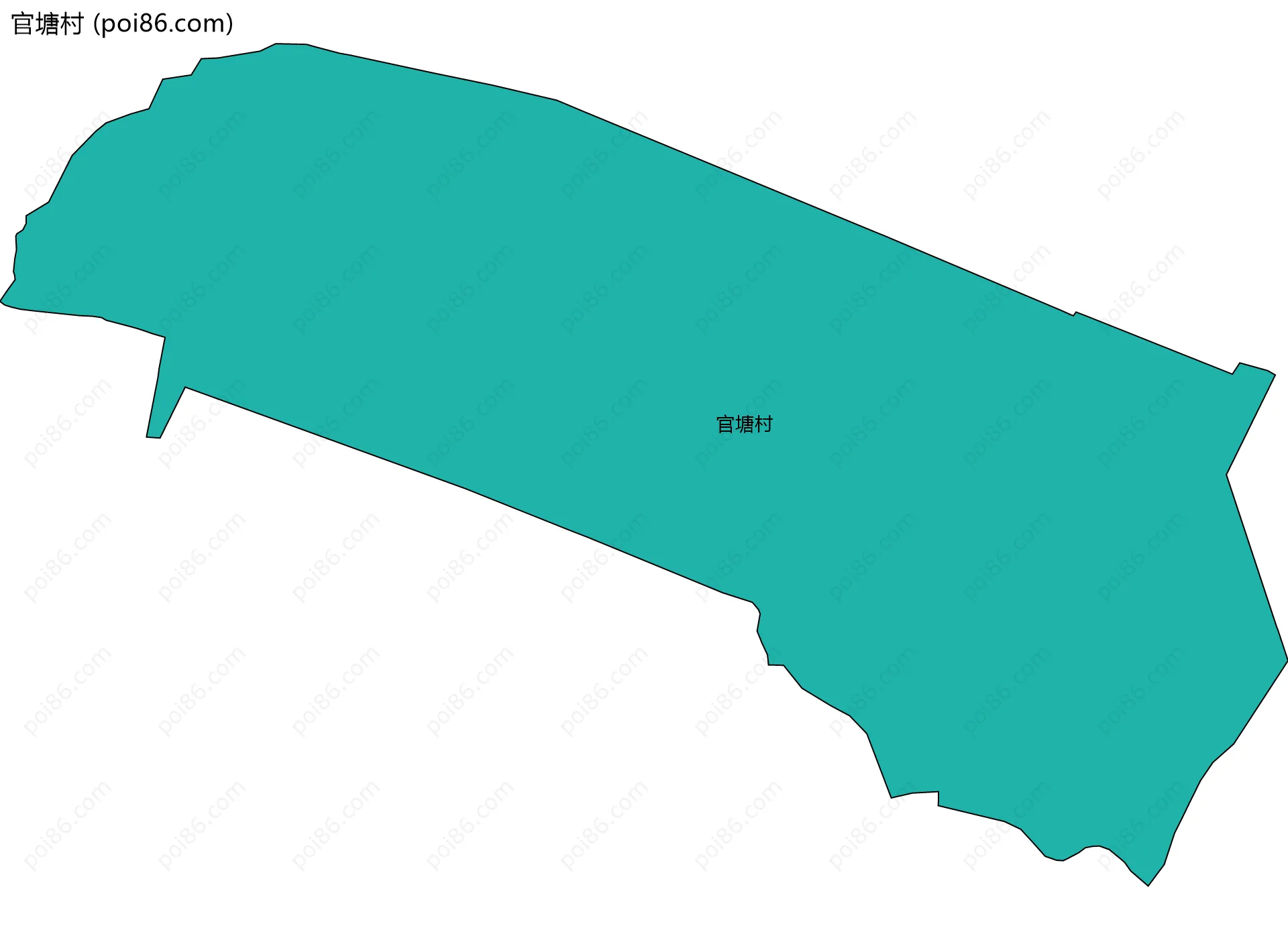 官塘村边界地图
