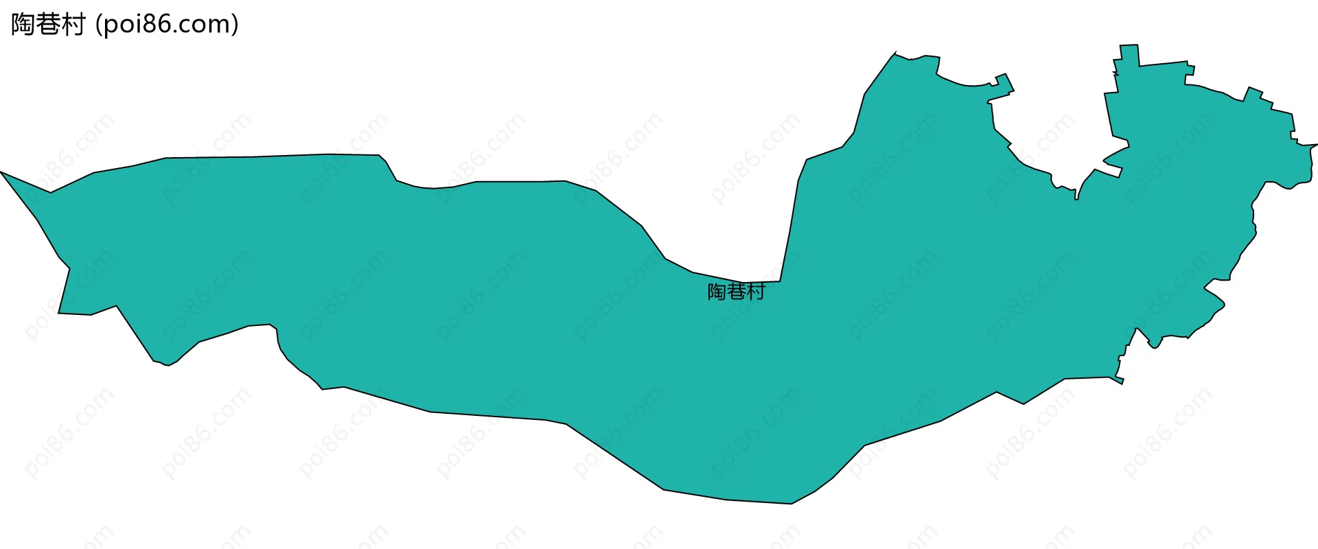 陶巷村边界地图