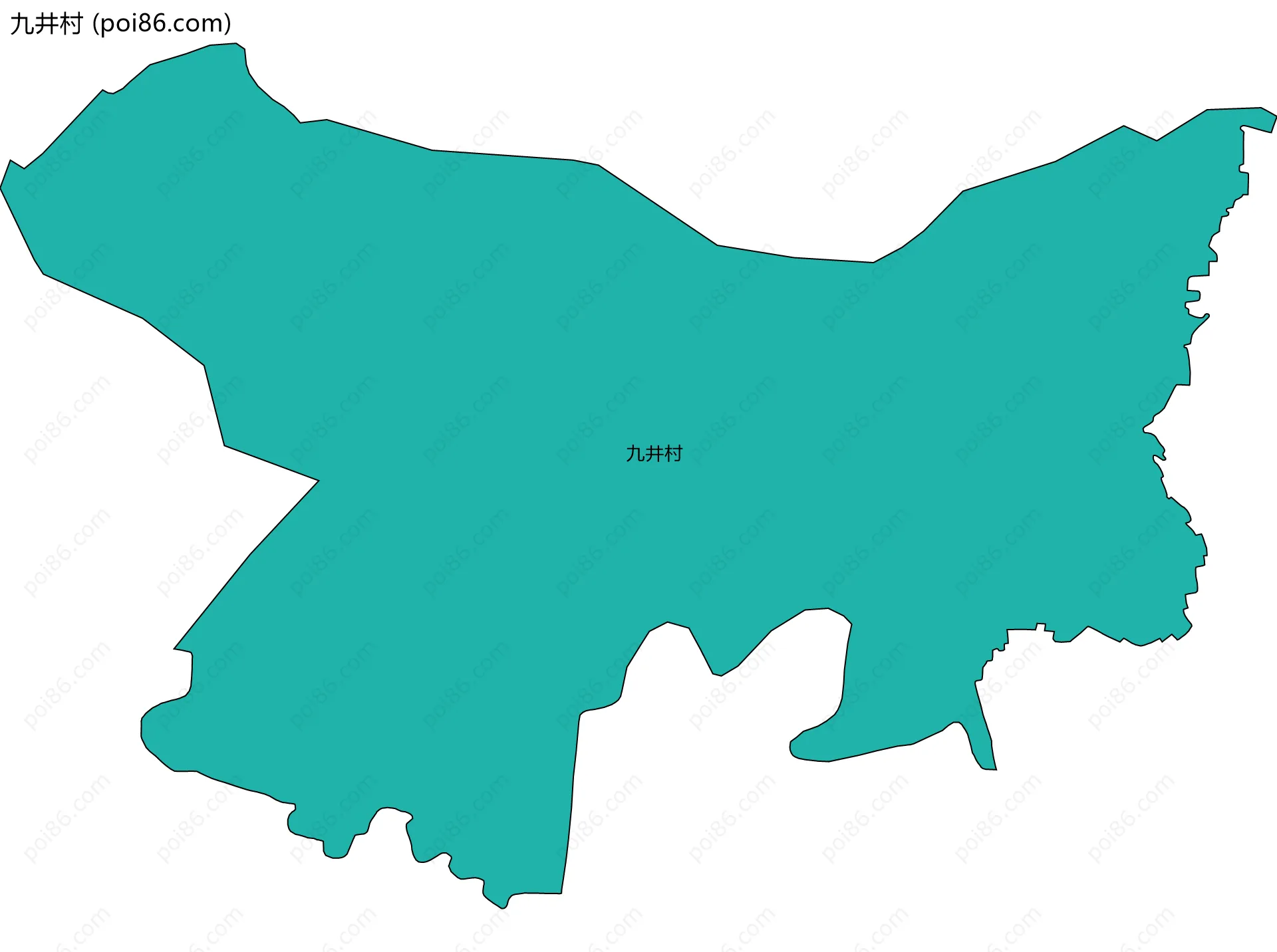 九井村边界地图