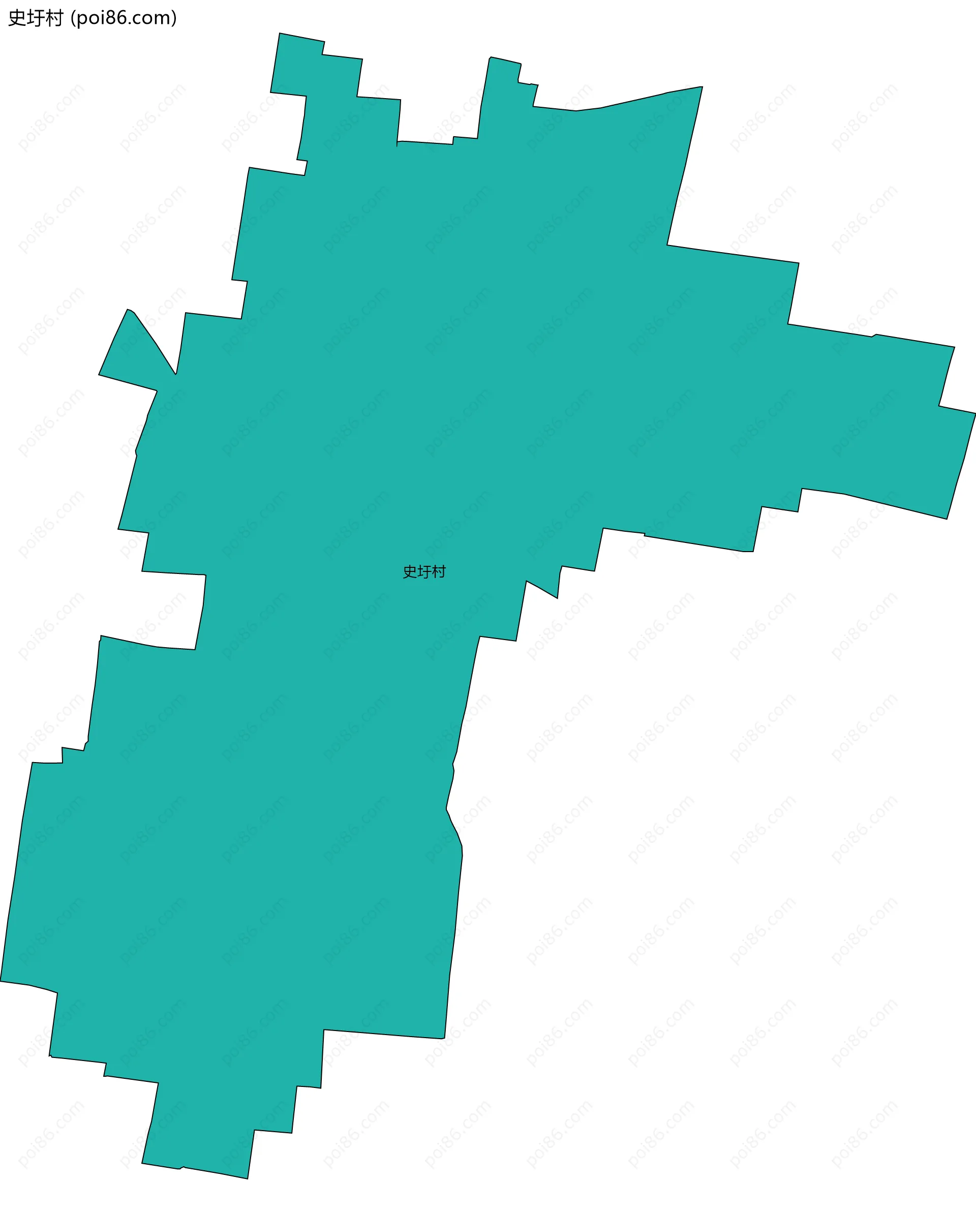 史圩村边界地图