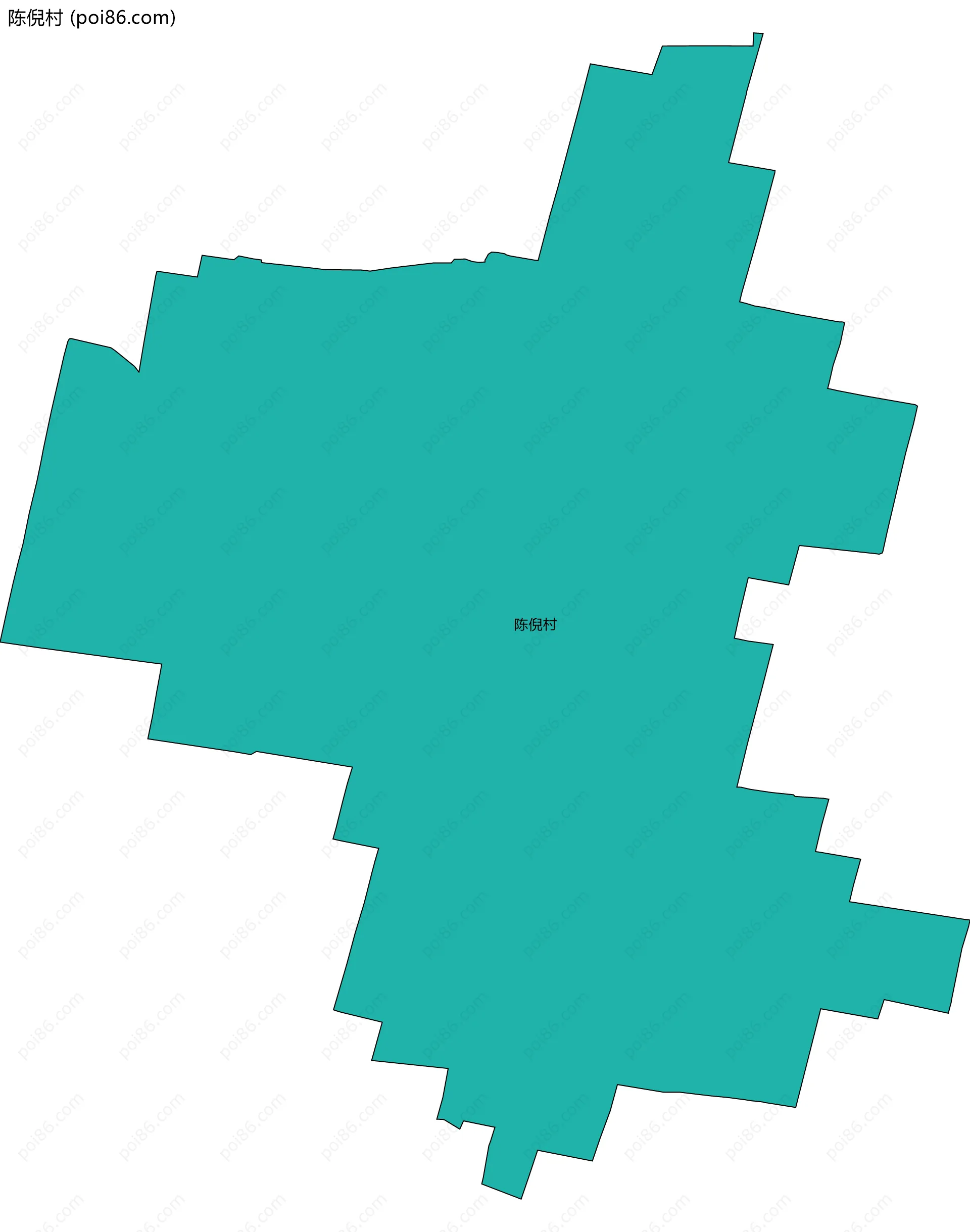 陈倪村边界地图