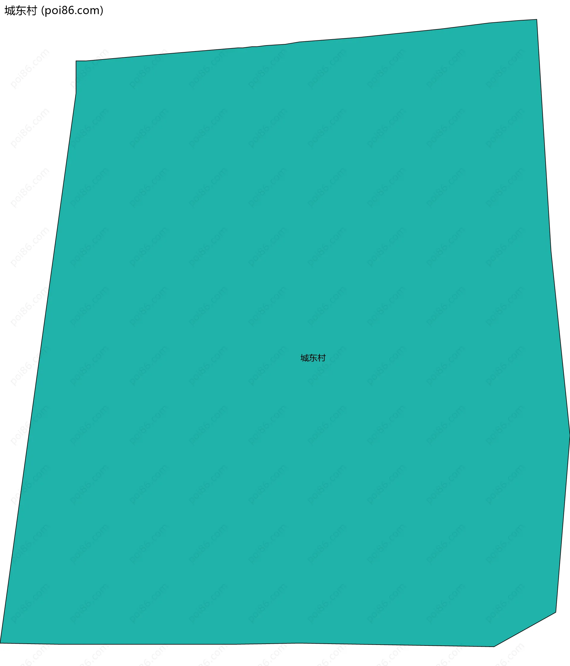 城东村边界地图