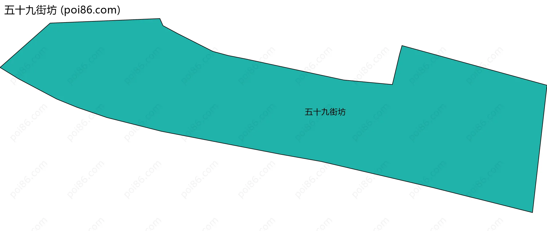 五十九街坊边界地图