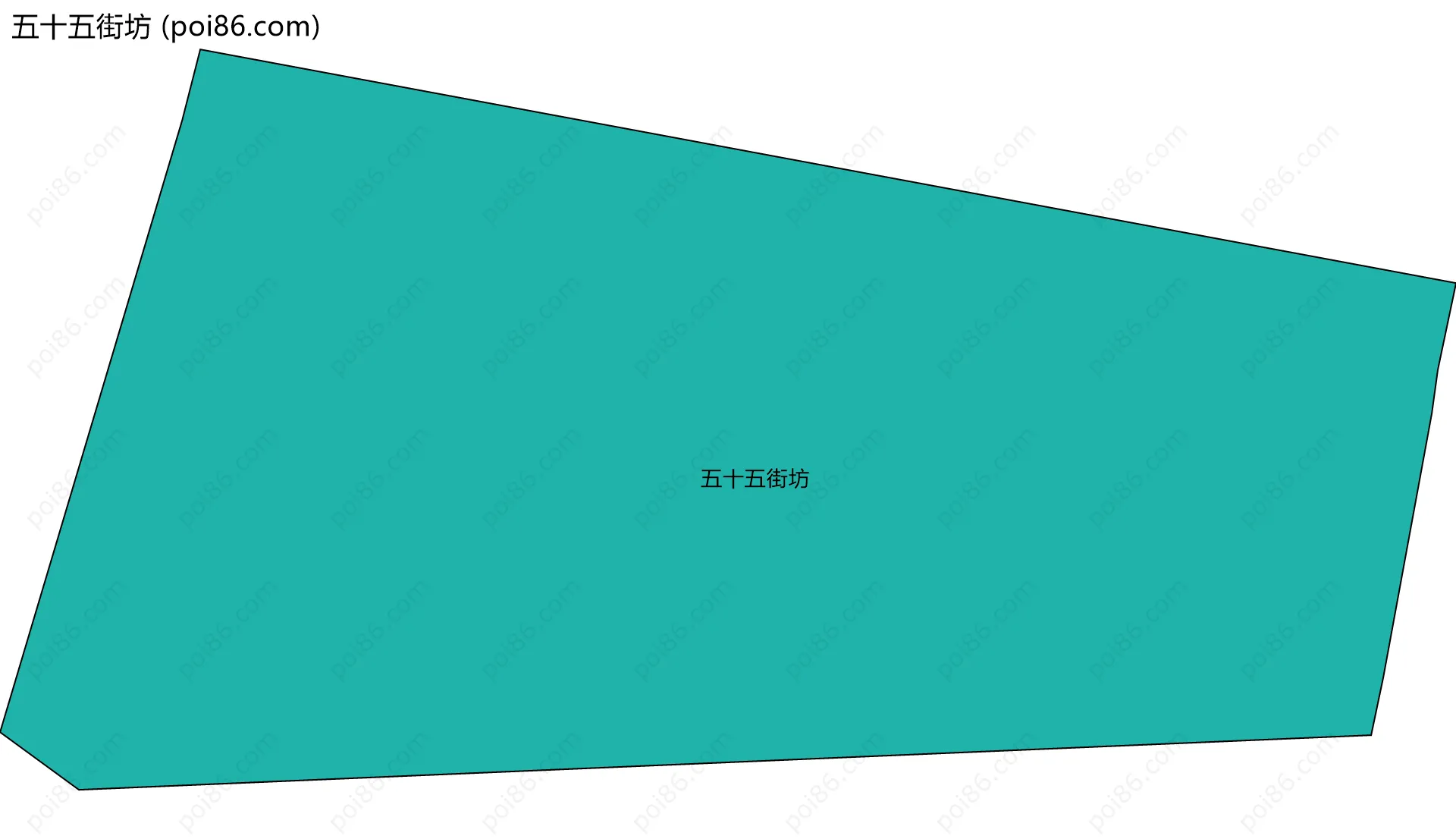 五十五街坊边界地图