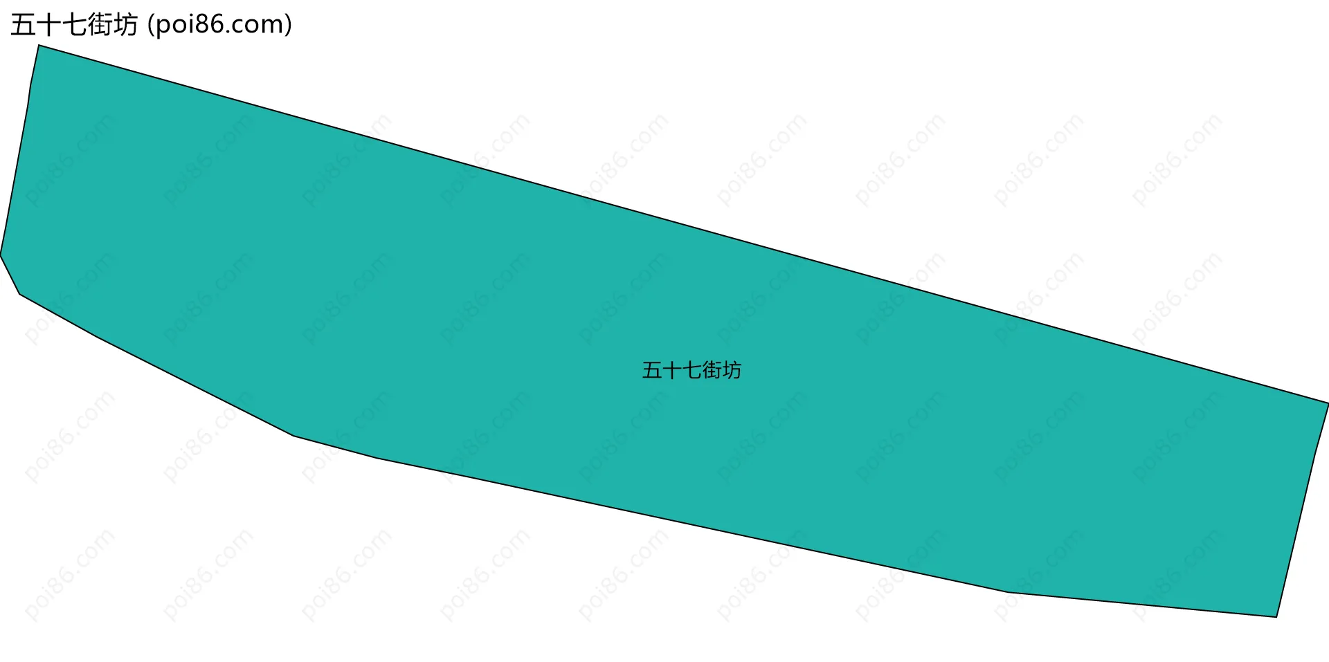 五十七街坊边界地图