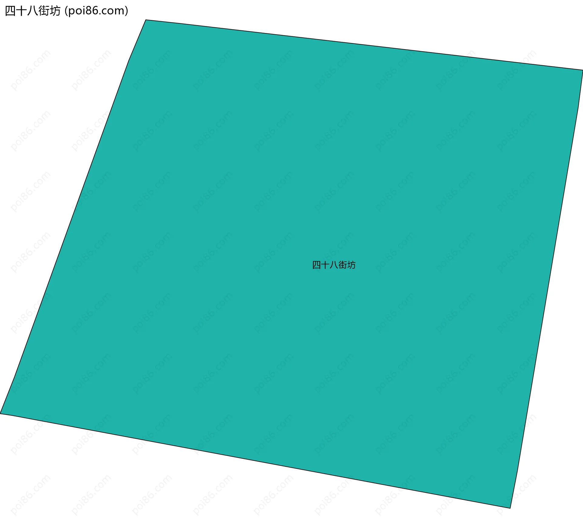 四十八街坊边界地图