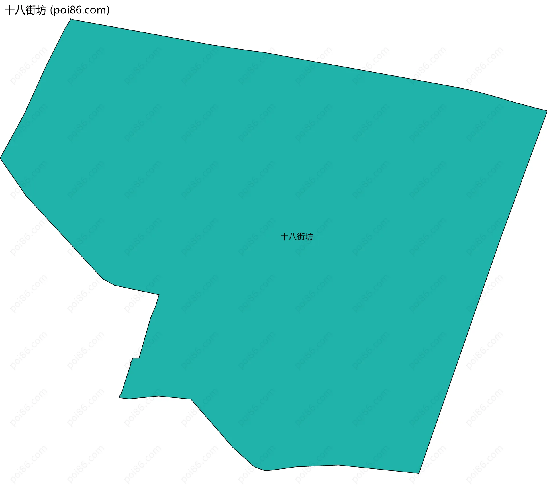 十八街坊边界地图