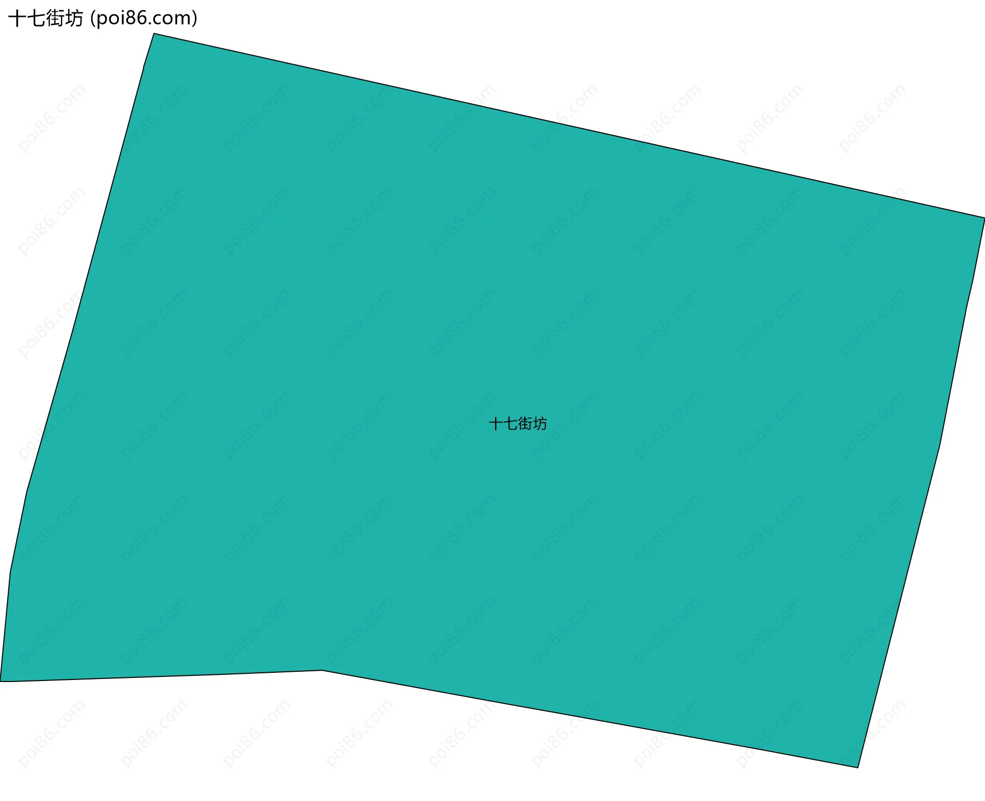 十七街坊边界地图