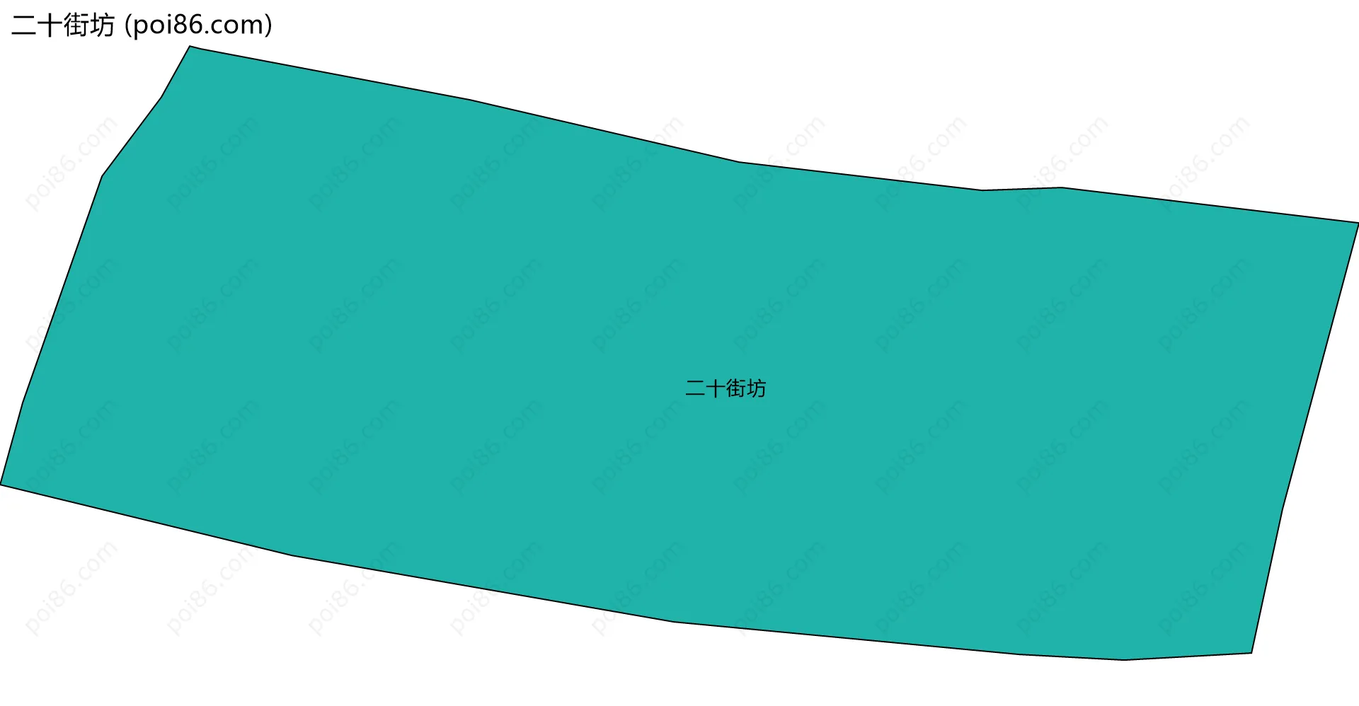 二十街坊边界地图