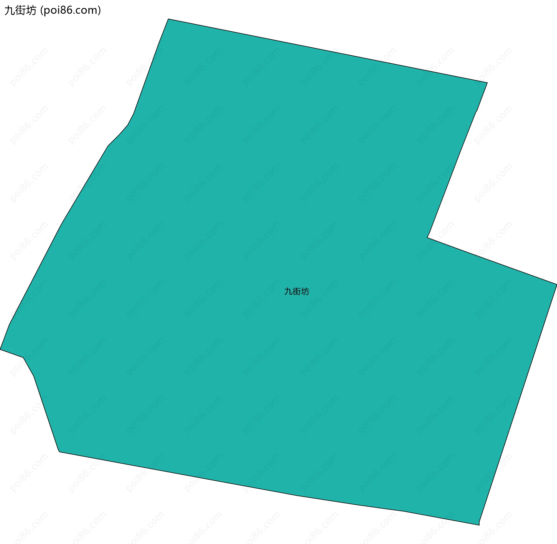 九街坊边界地图