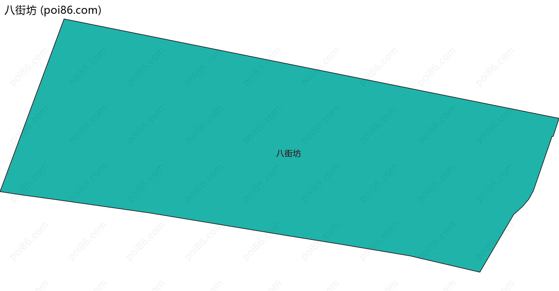 八街坊边界地图