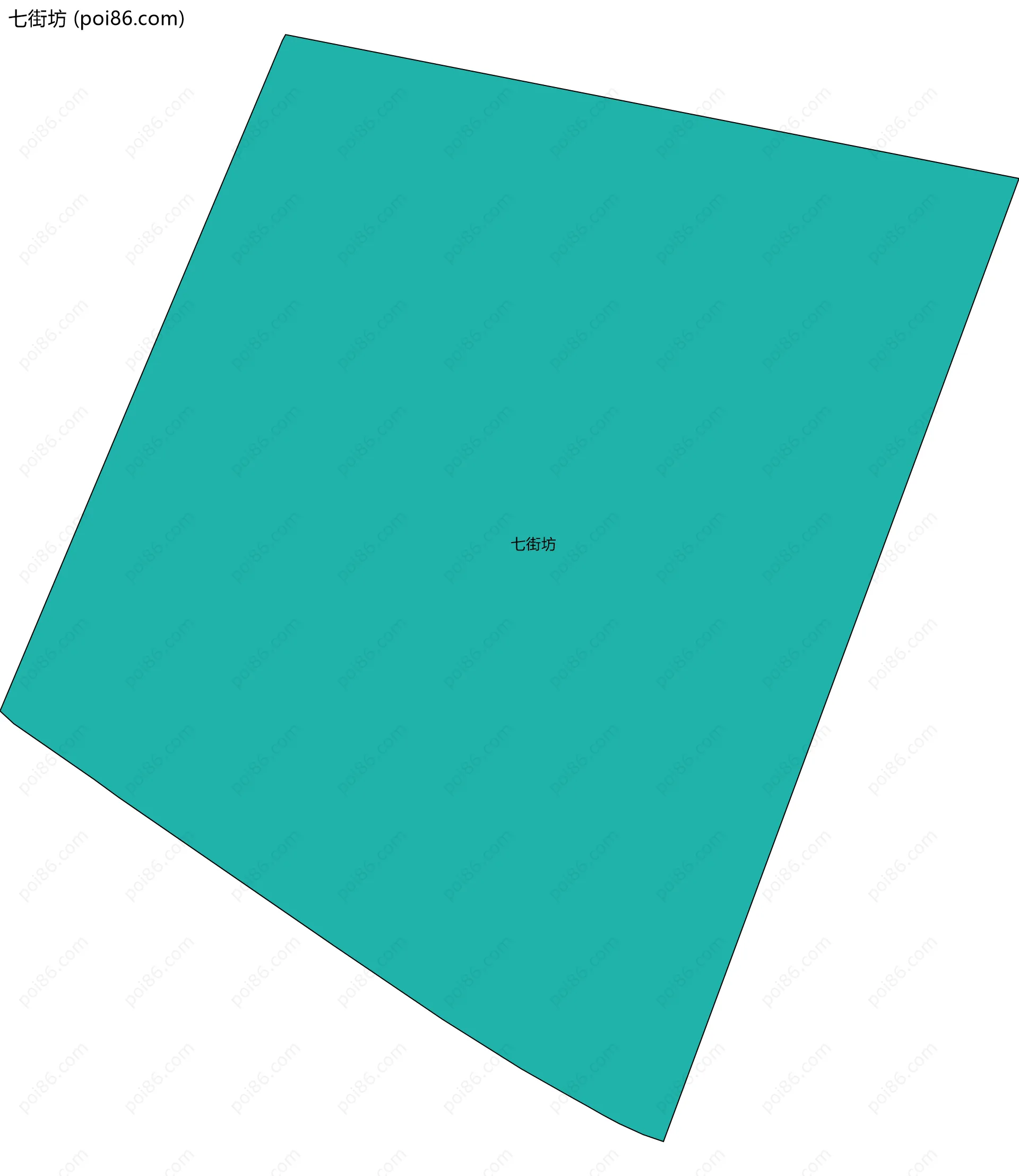 七街坊边界地图