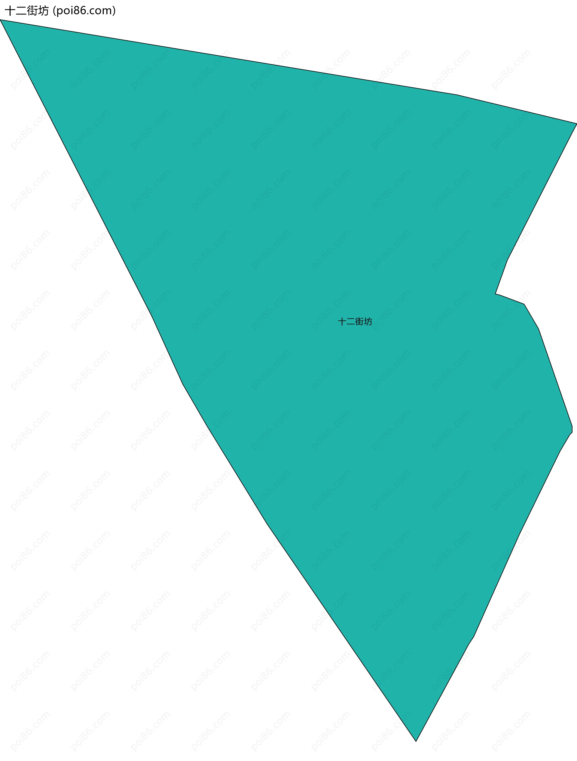 十二街坊边界地图