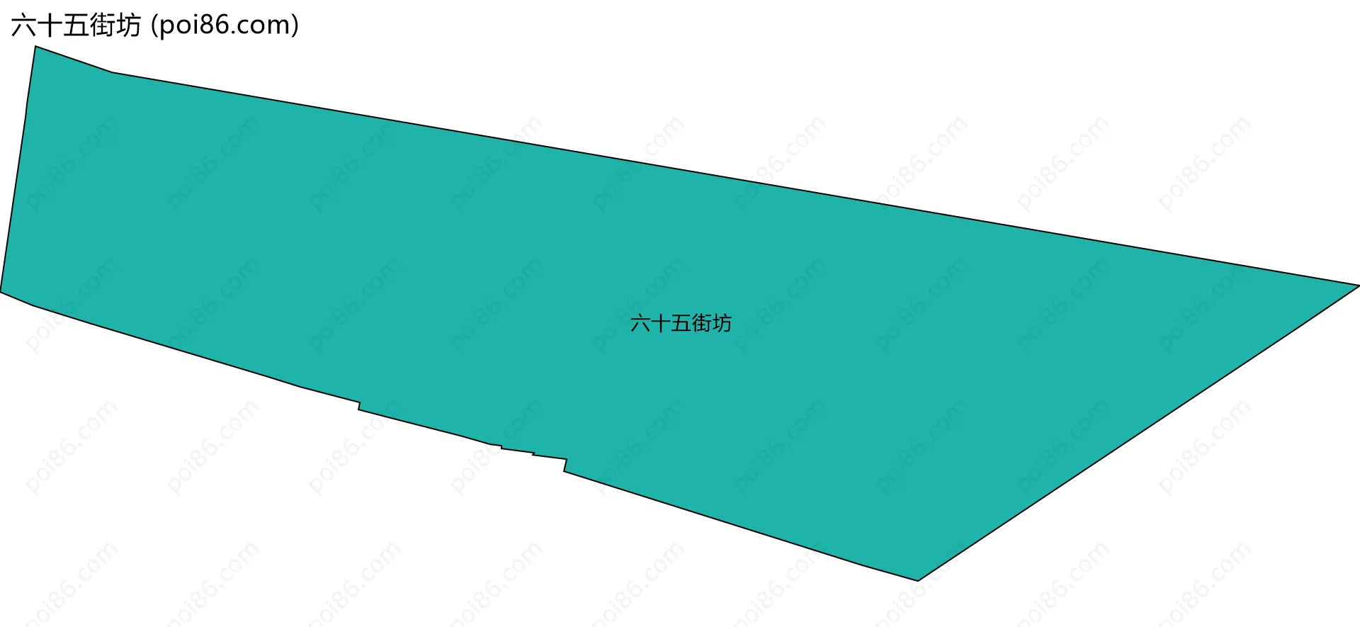 六十五街坊边界地图