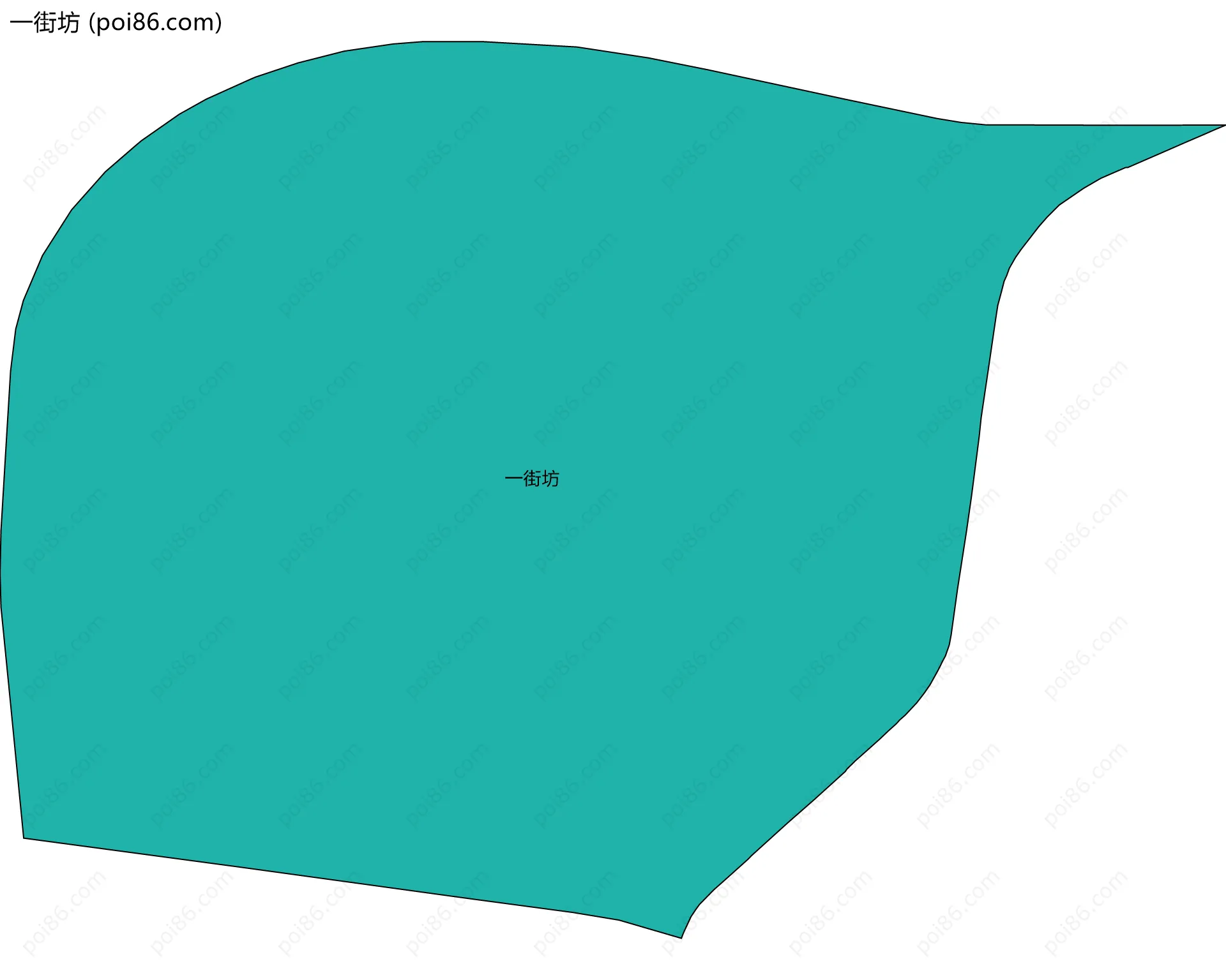 一街坊边界地图