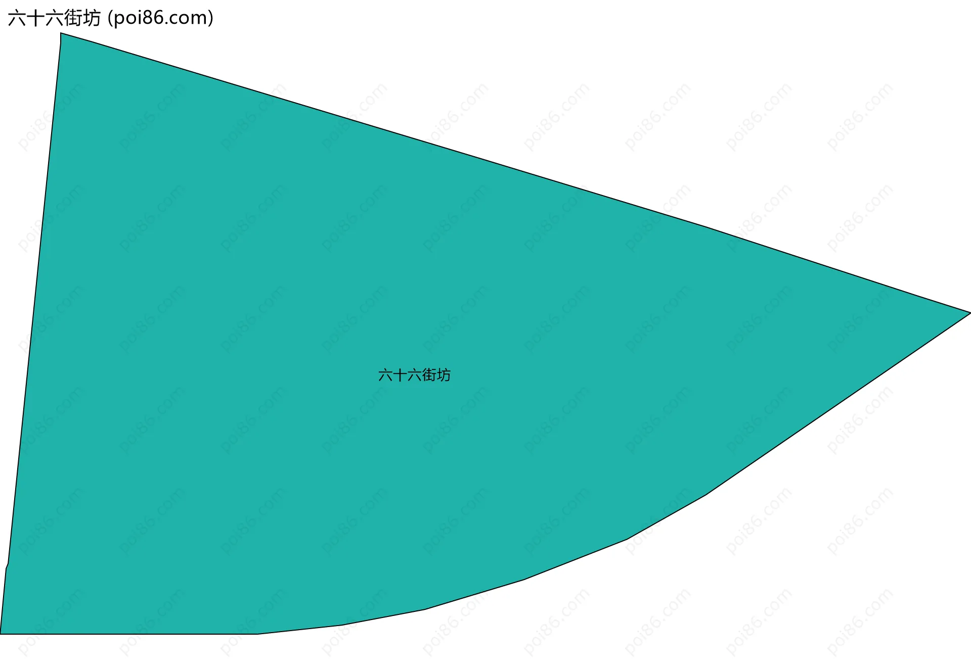 六十六街坊边界地图