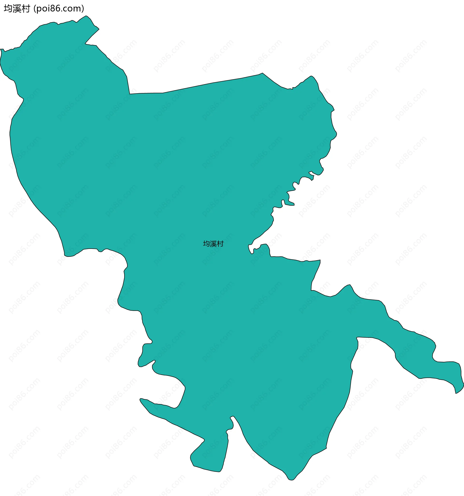 均溪村边界地图
