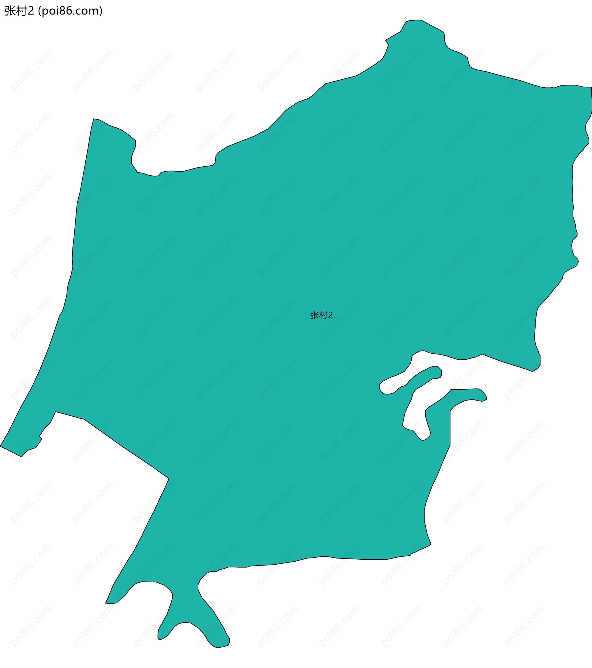 张村2边界地图