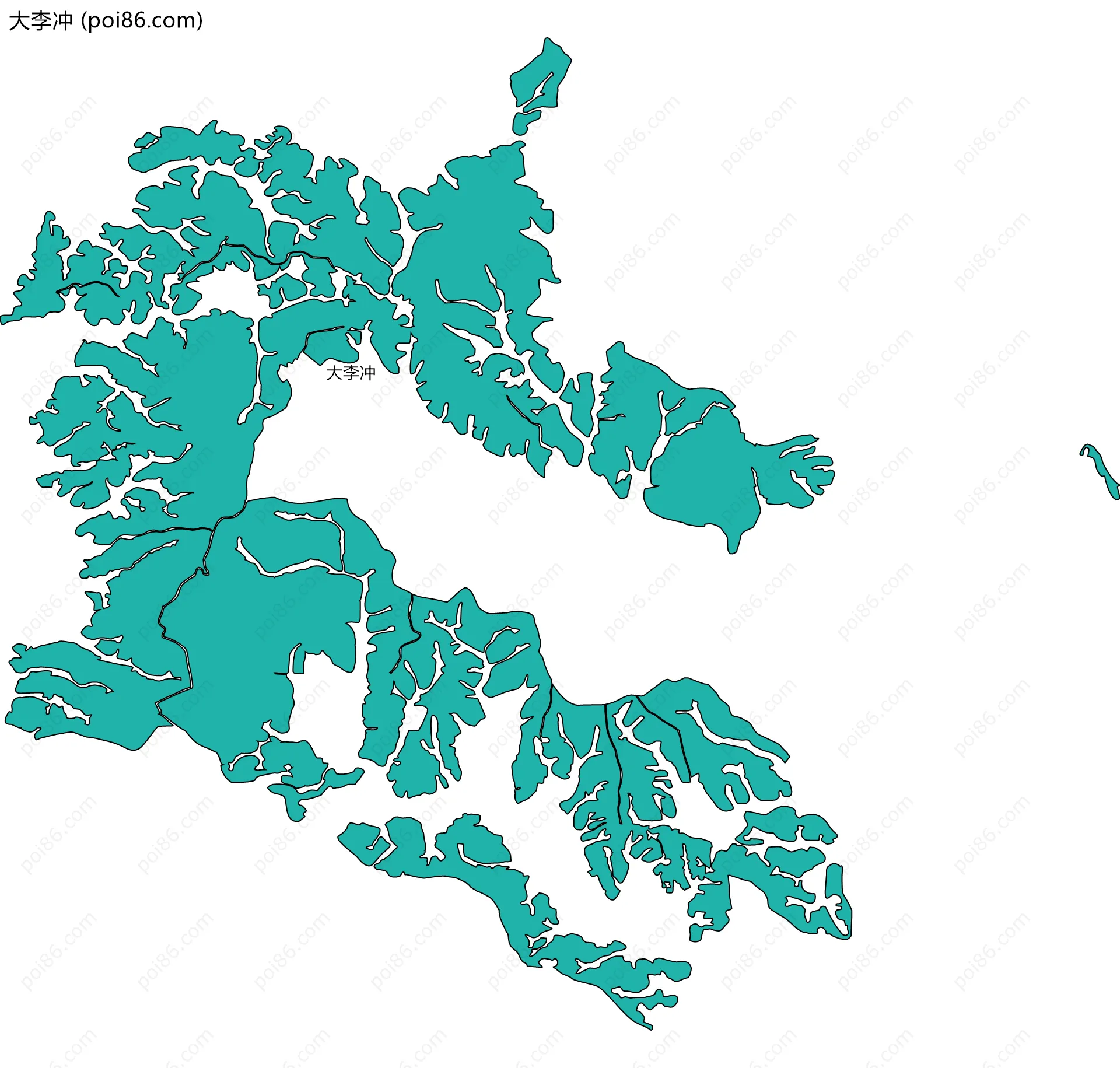 大李冲边界地图