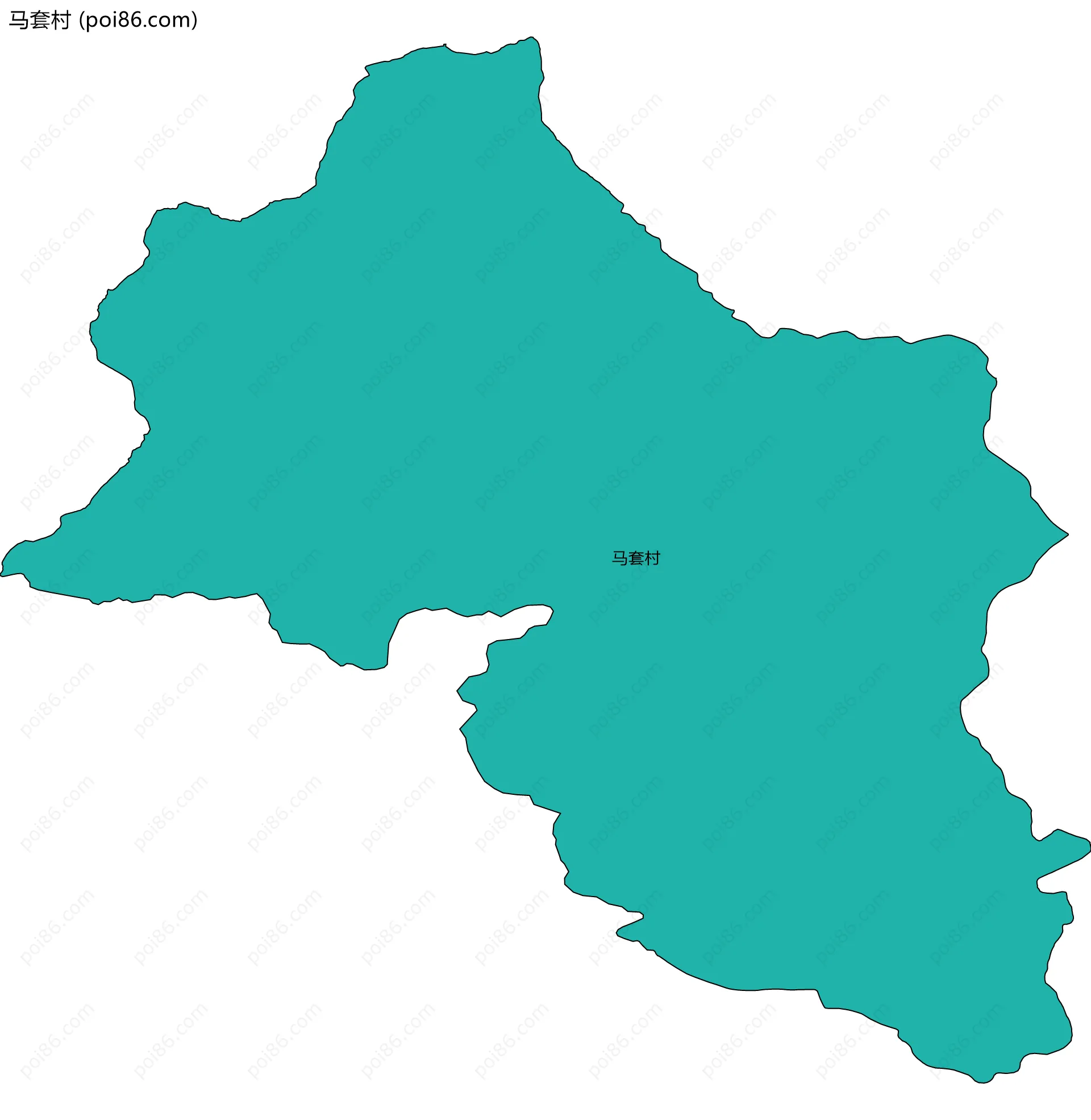 马套村边界地图