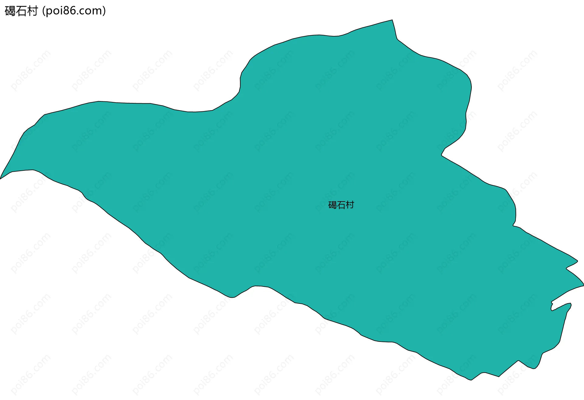 碣石村边界地图