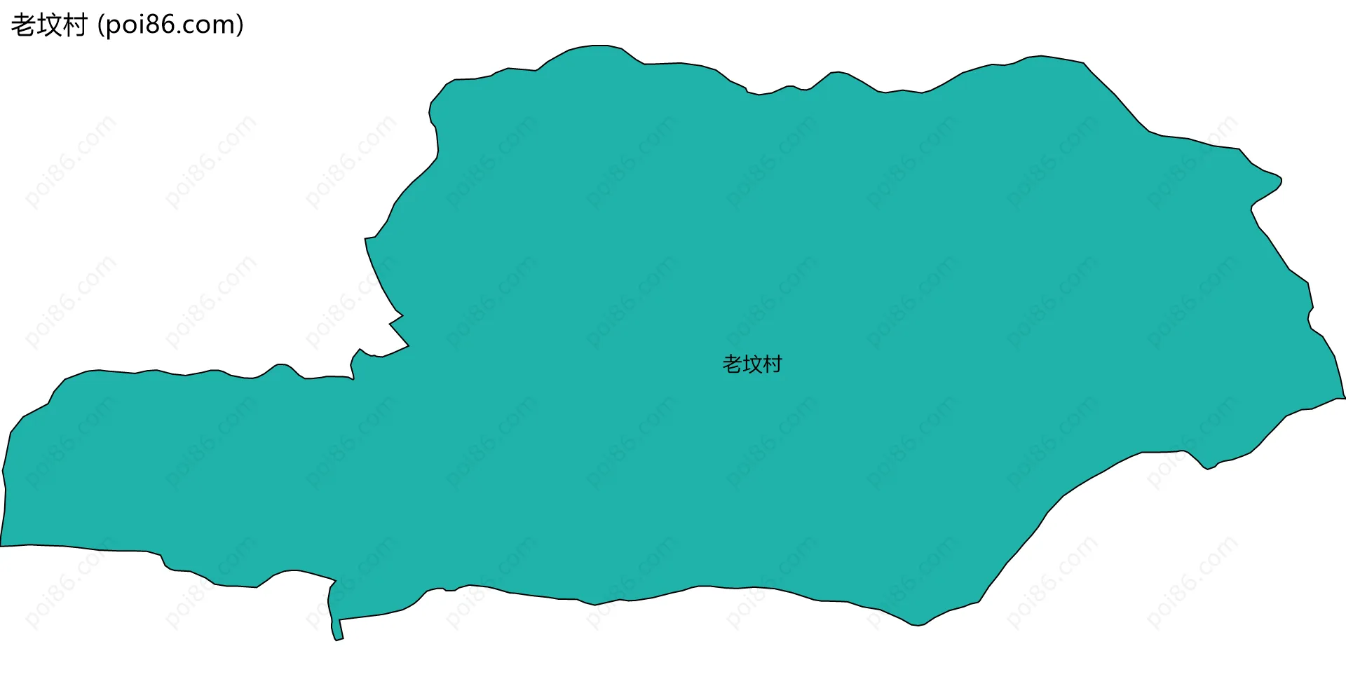 老坟村边界地图