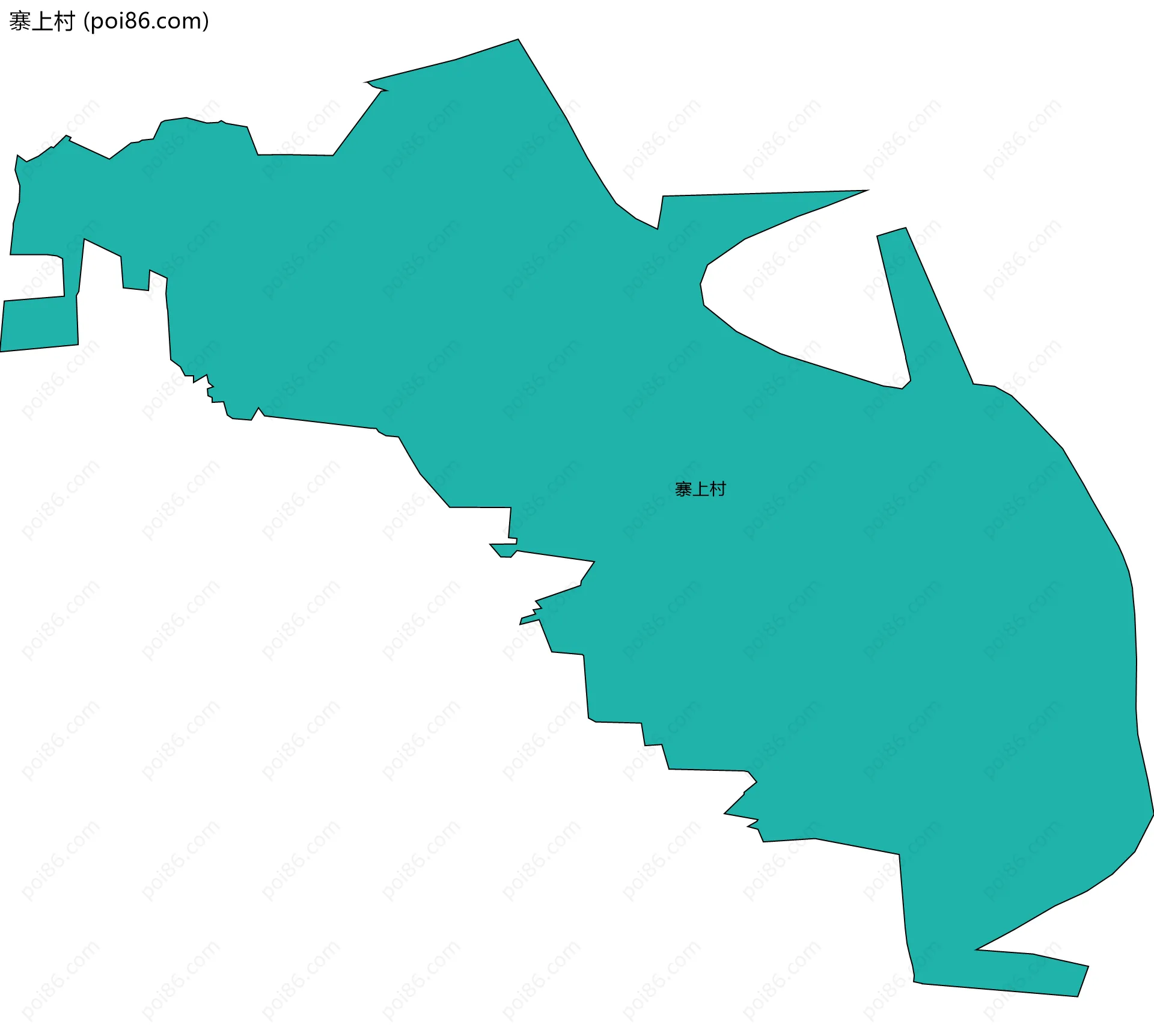 寨上村边界地图