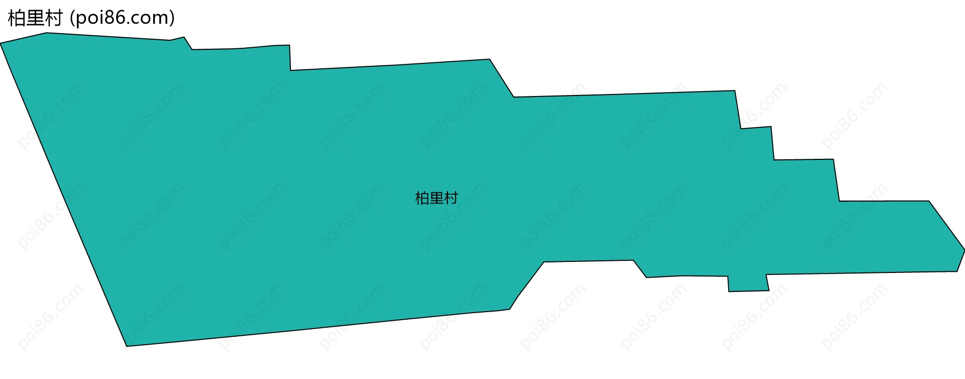 柏里村边界地图