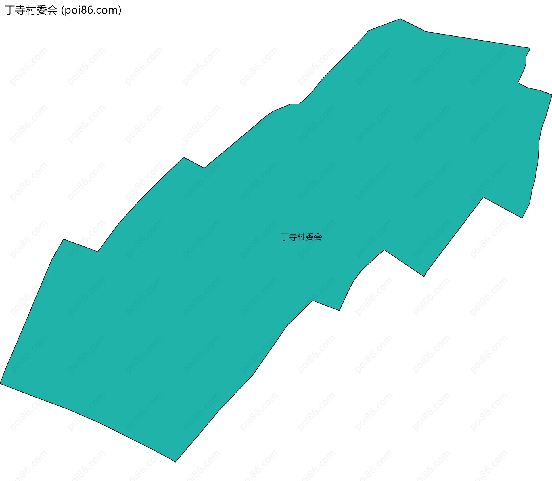 丁寺村委会边界地图