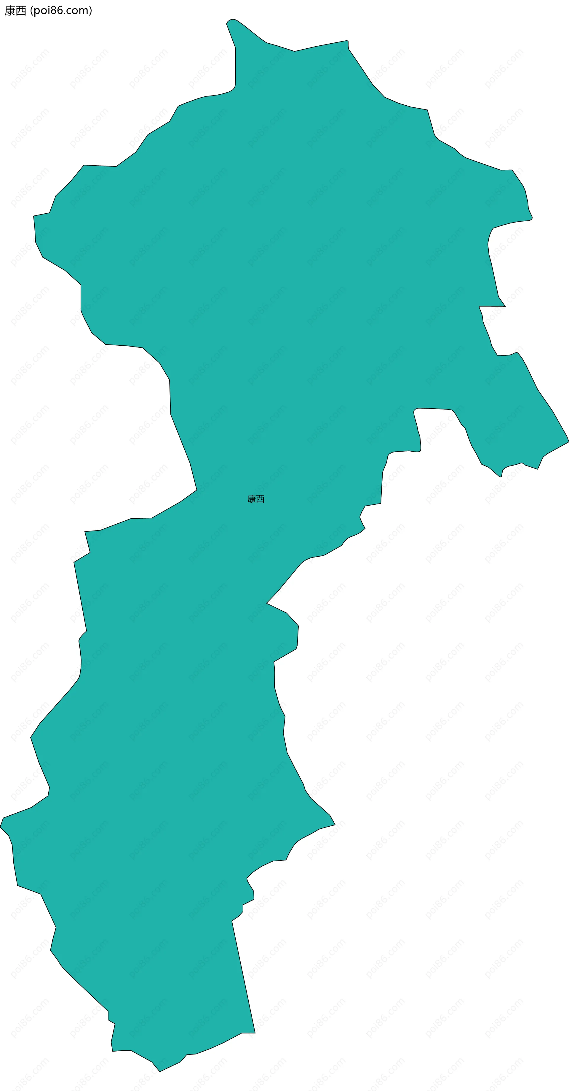 康西边界地图