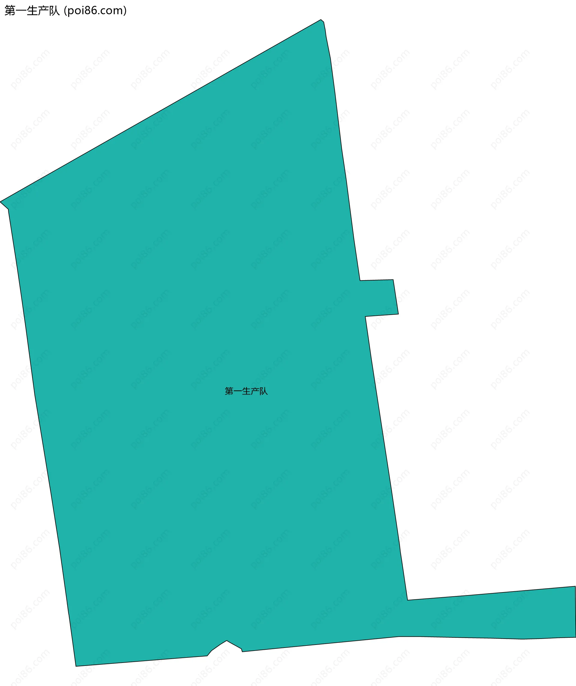 第一生产队边界地图