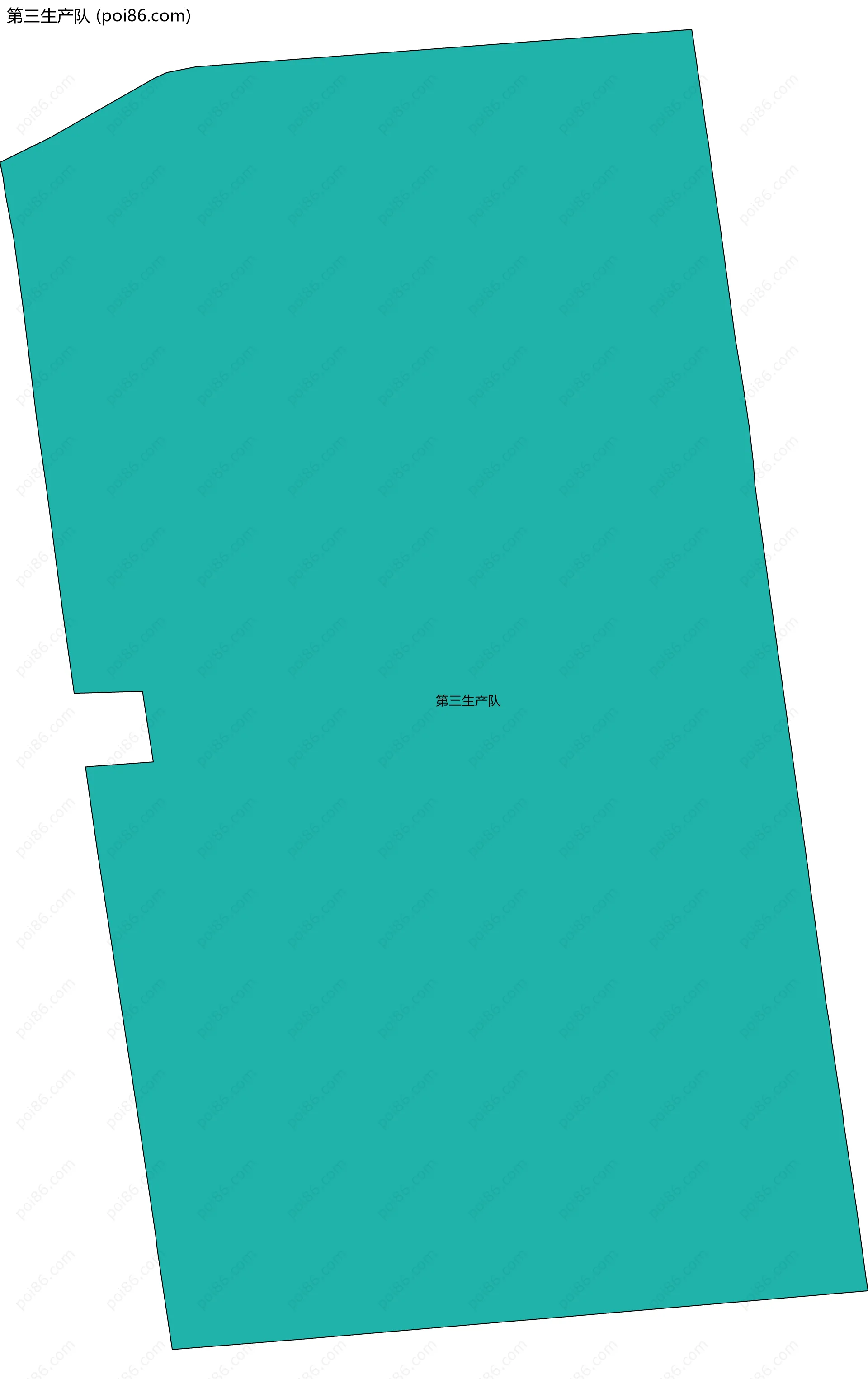 第三生产队边界地图