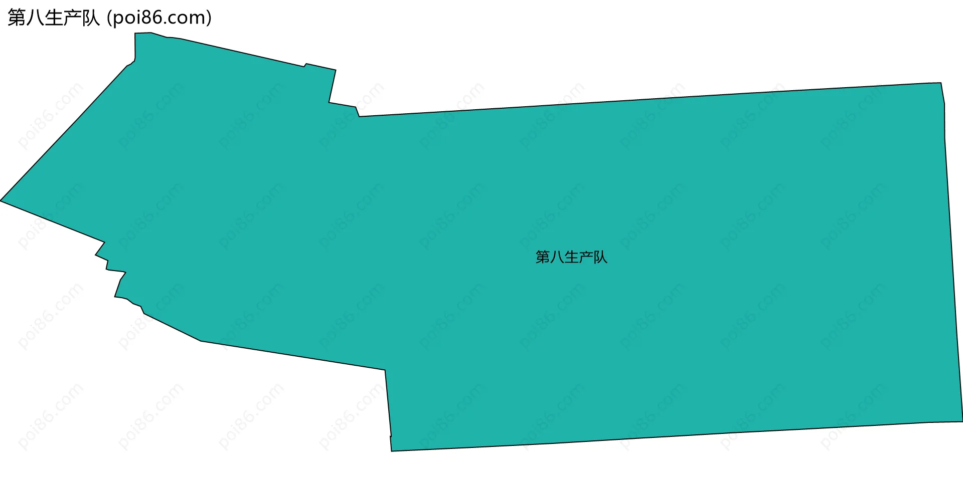 第八生产队边界地图