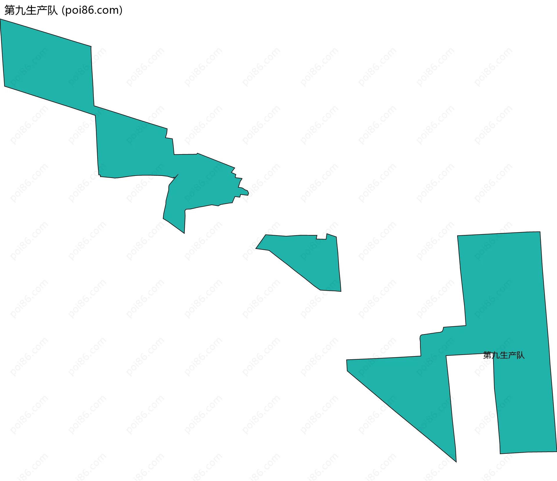 第九生产队边界地图
