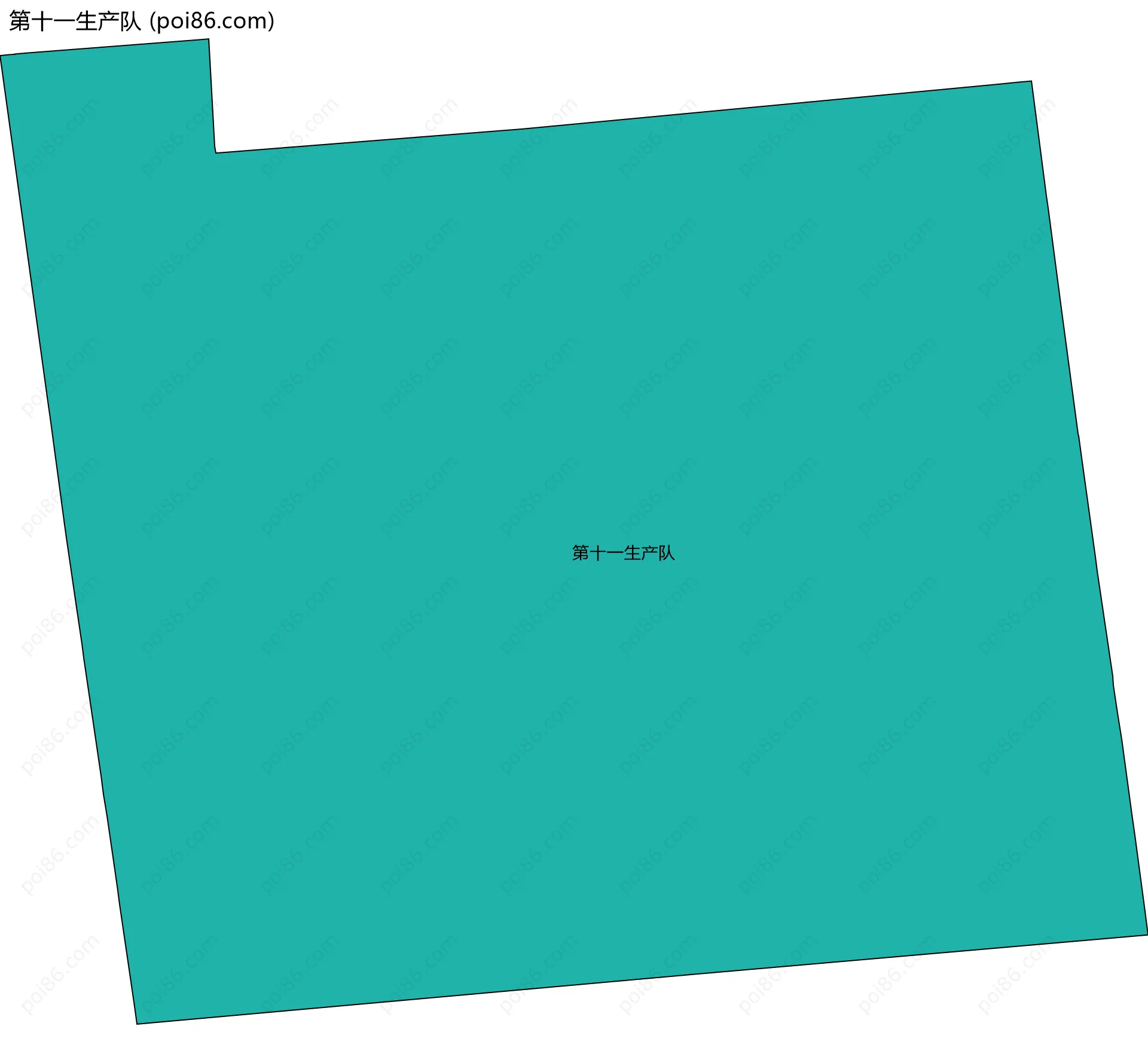 第十一生产队边界地图