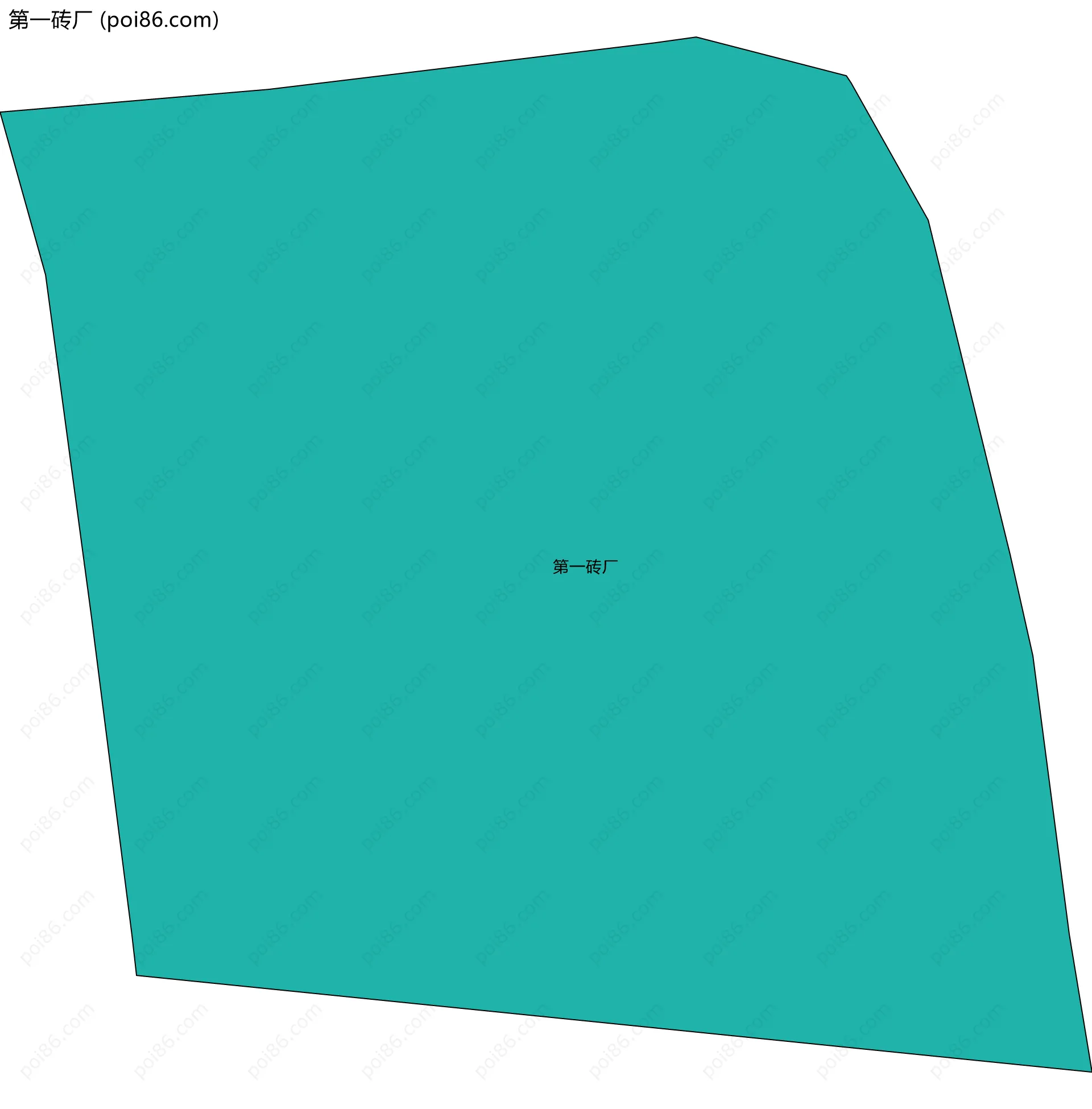 第一砖厂边界地图