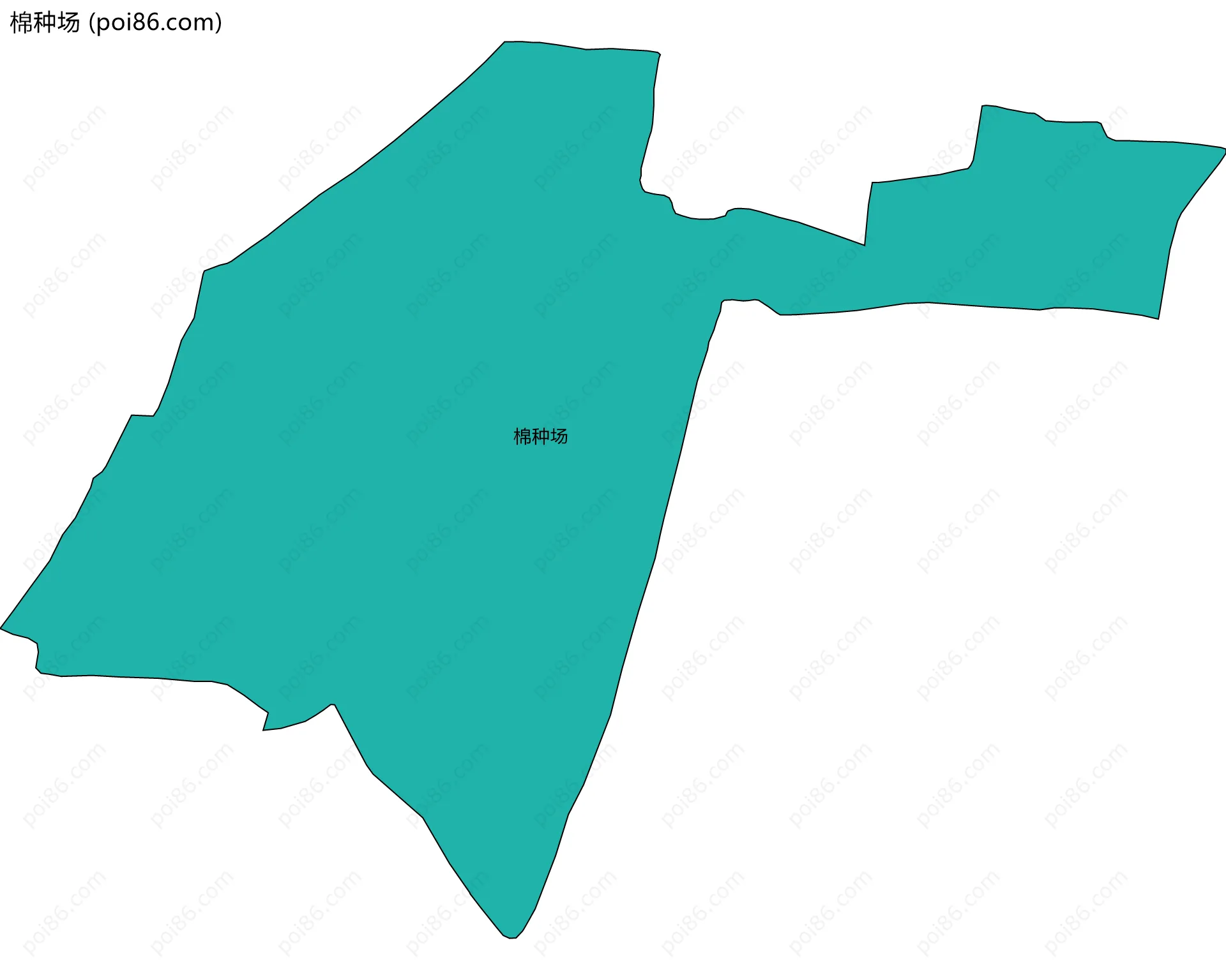 棉种场边界地图