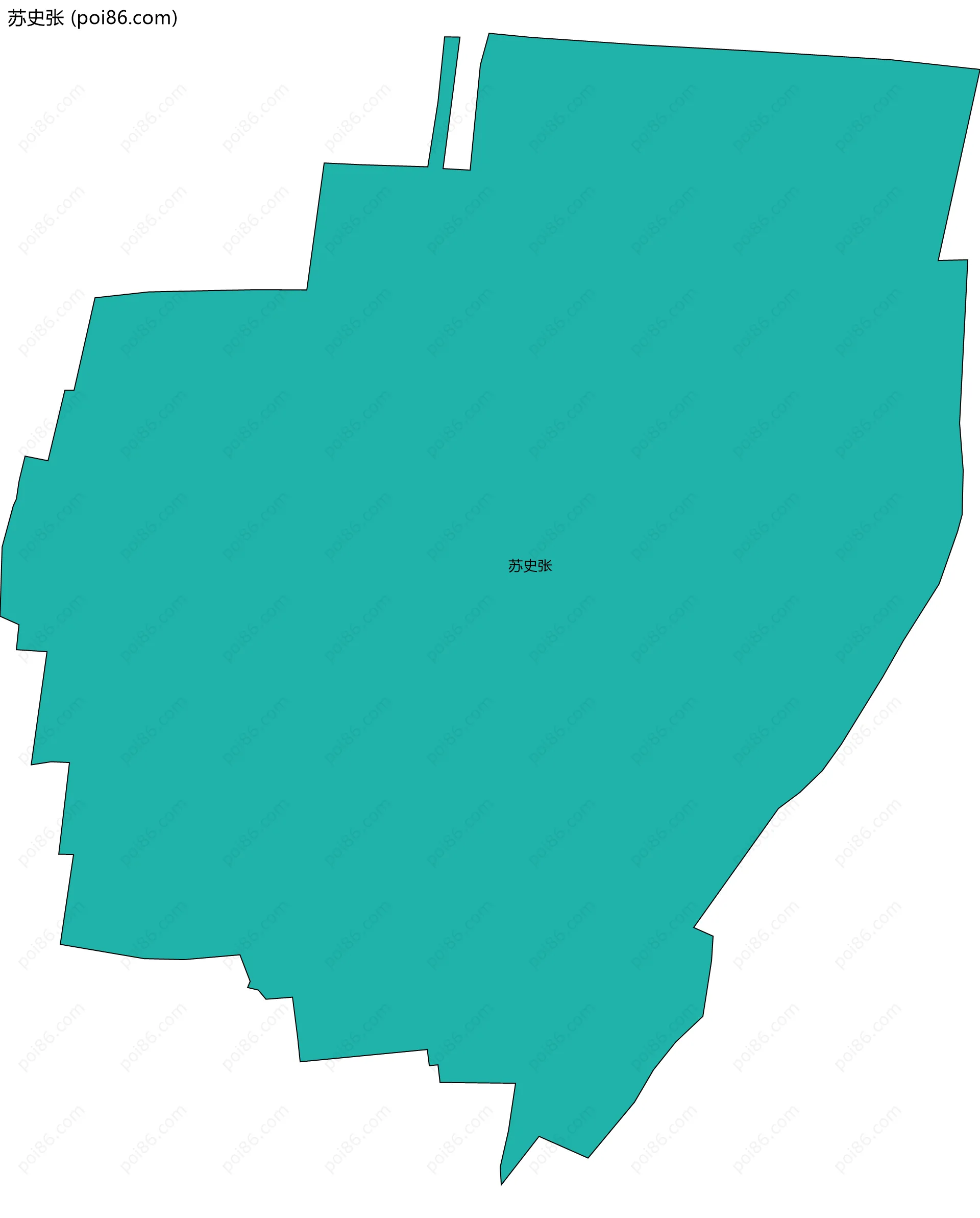 苏史张边界地图