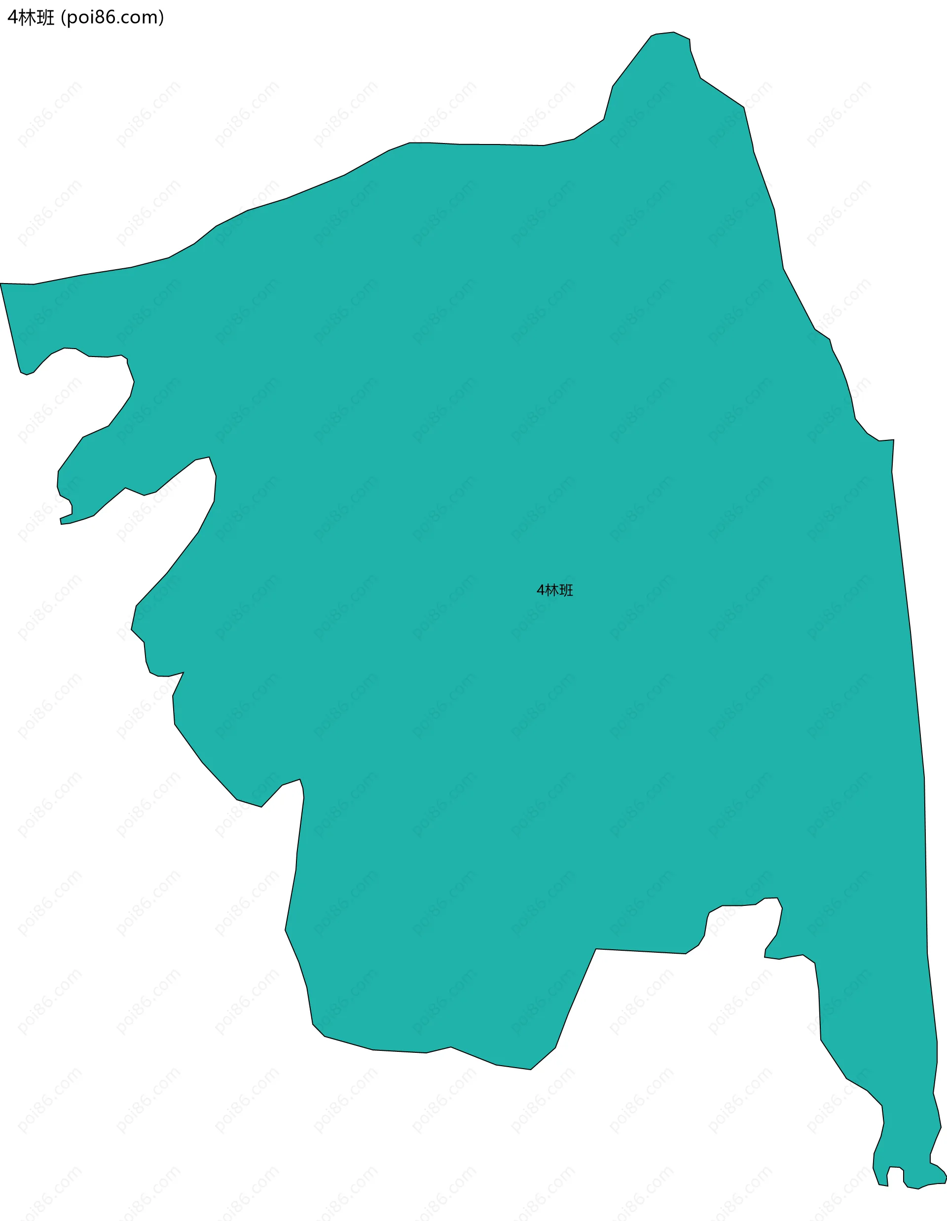 4林班边界地图