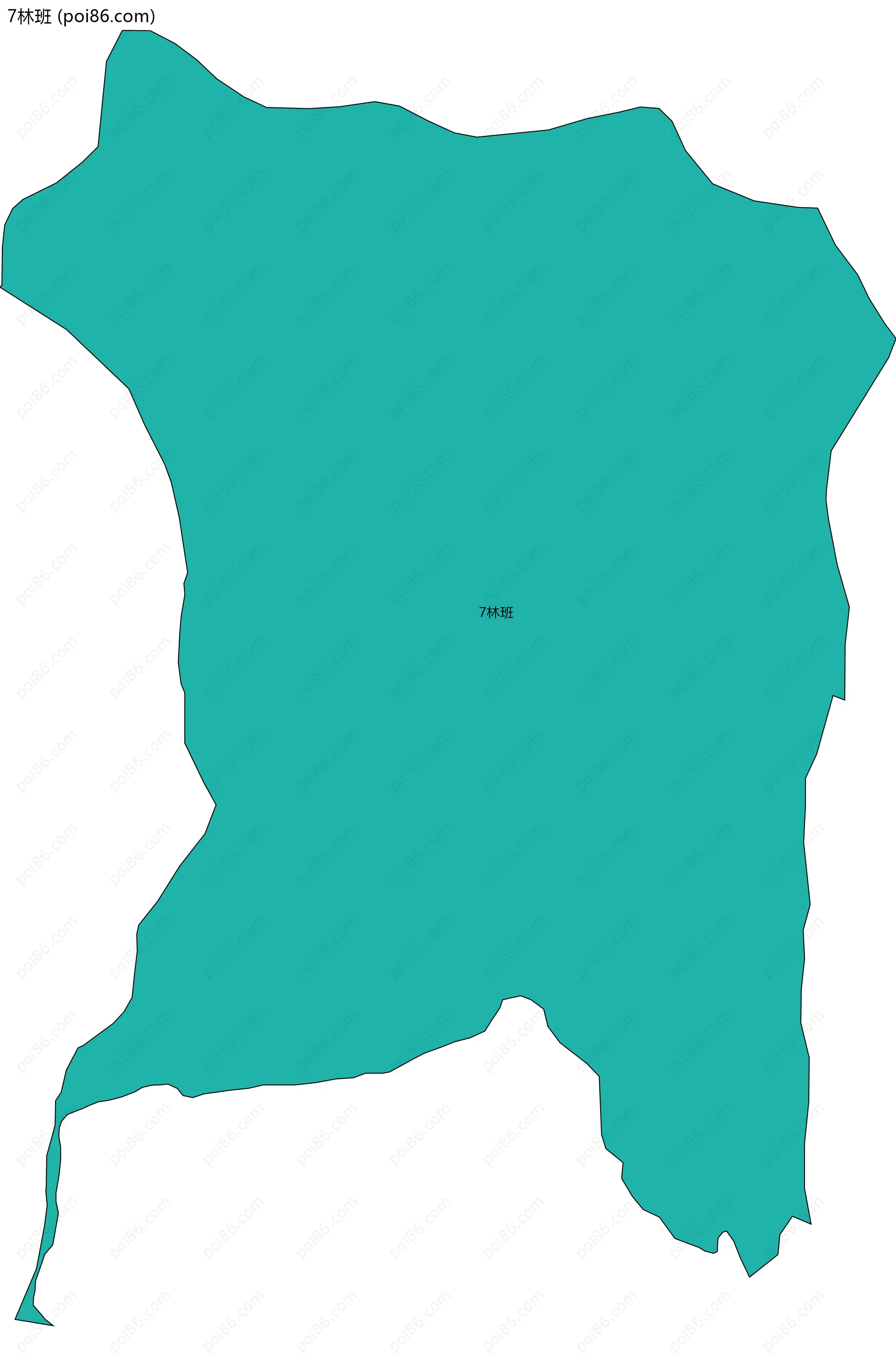 7林班边界地图