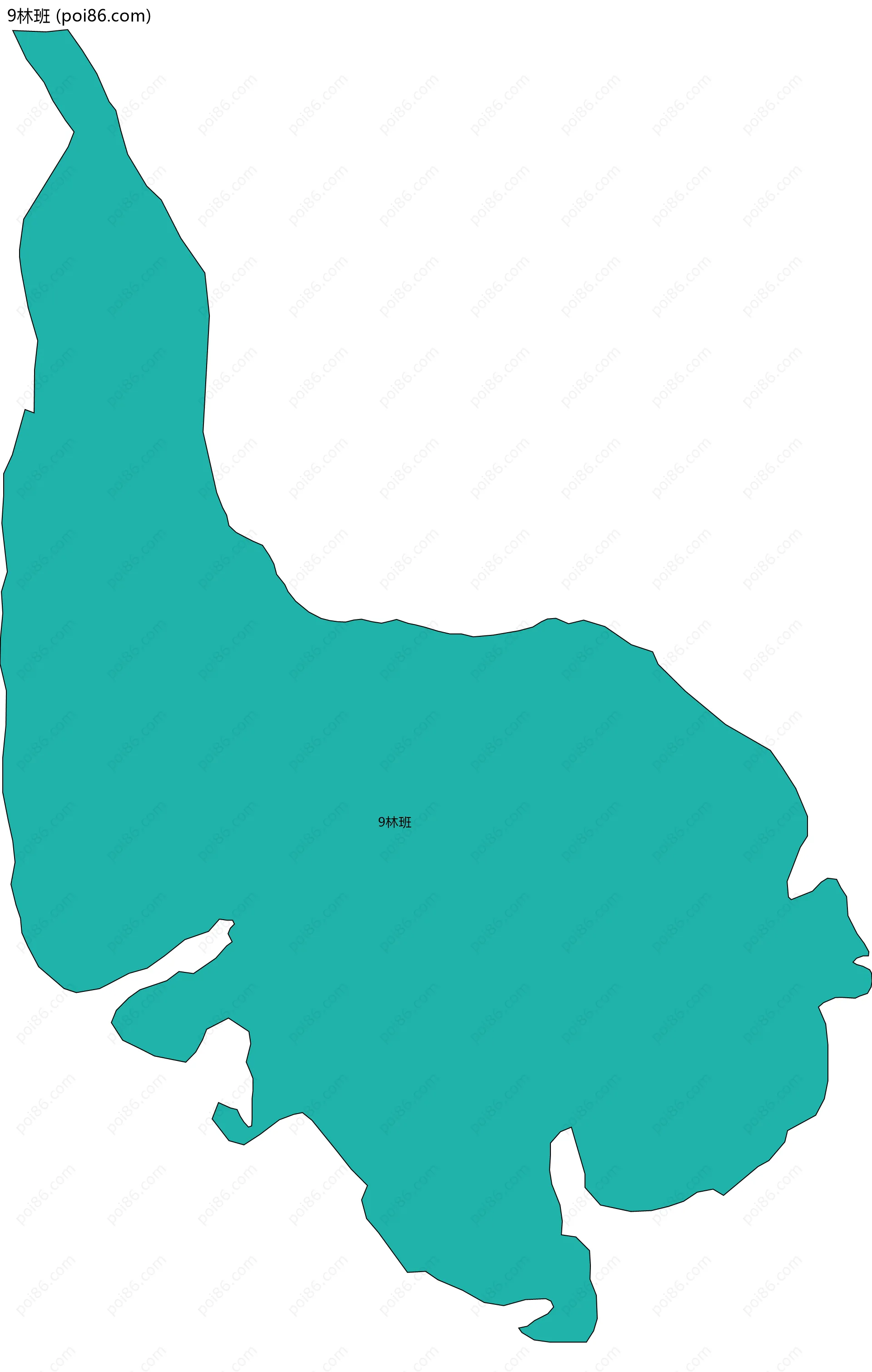 9林班边界地图
