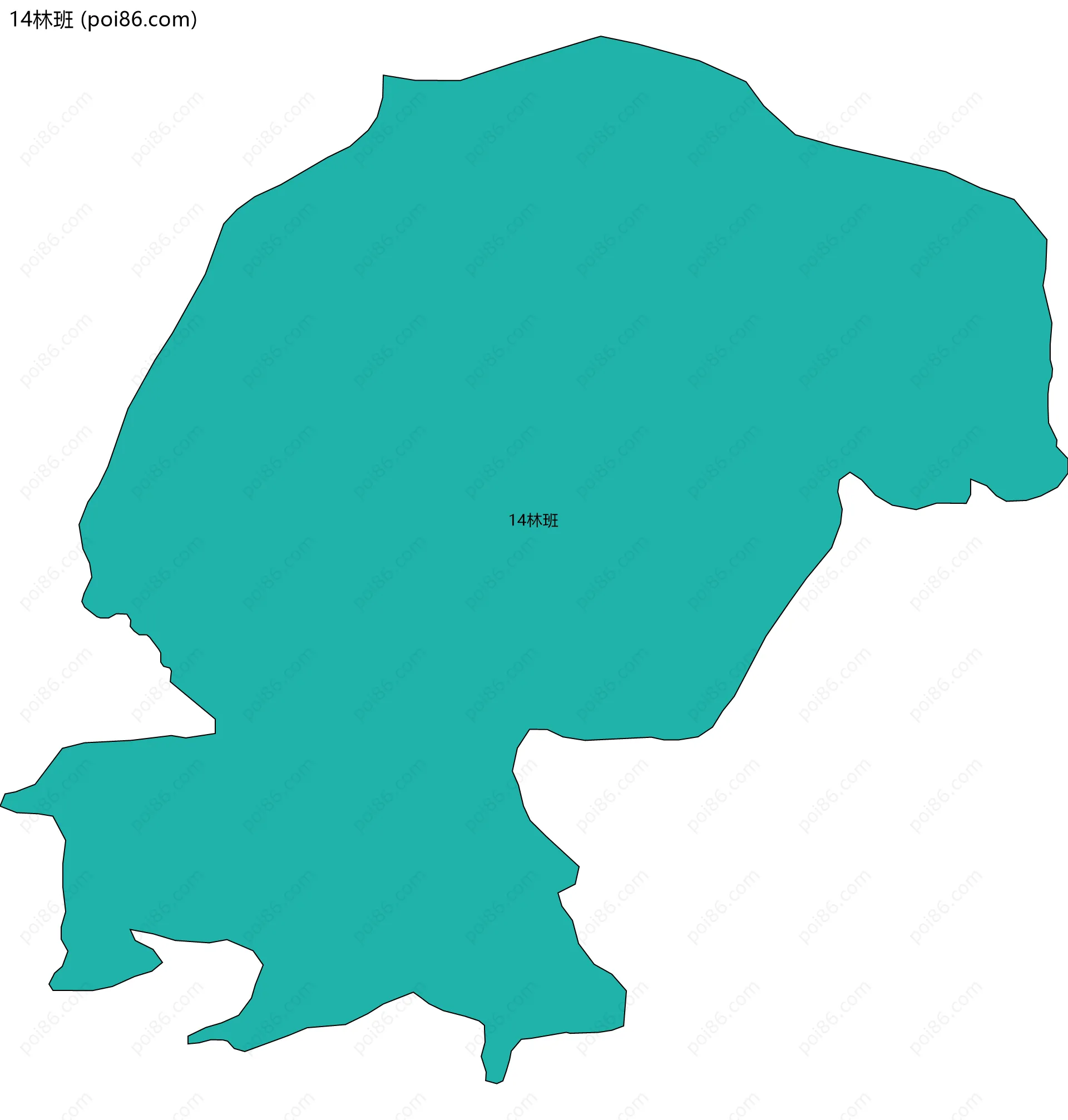 14林班边界地图