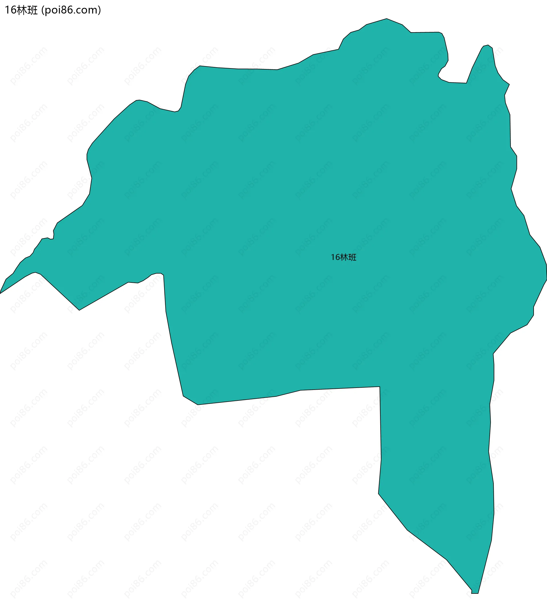 16林班边界地图
