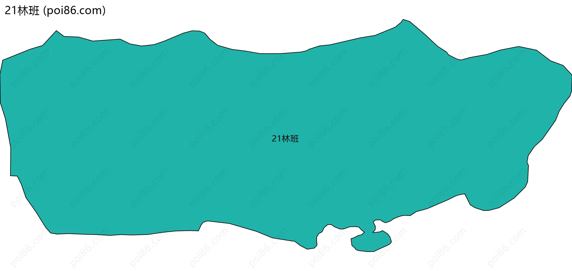 21林班边界地图