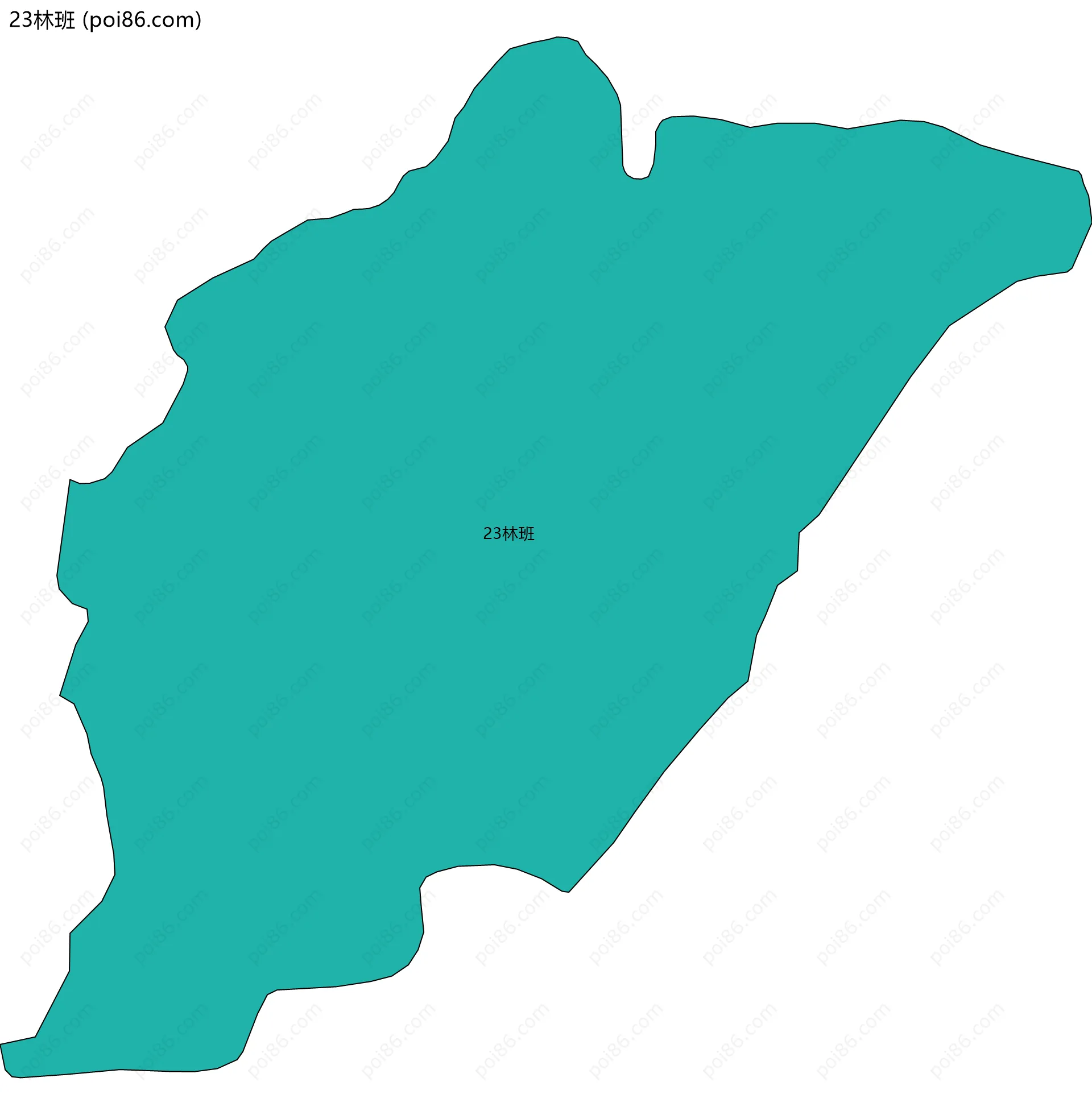 23林班边界地图