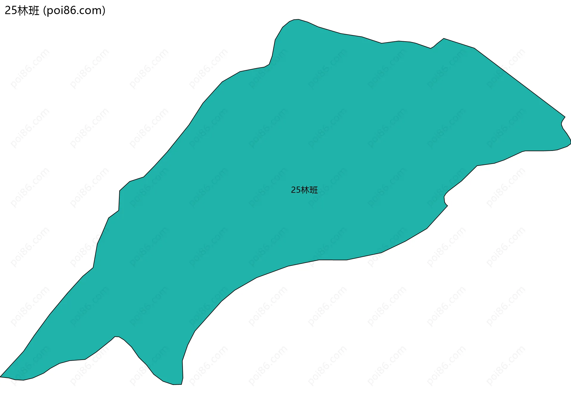 25林班边界地图