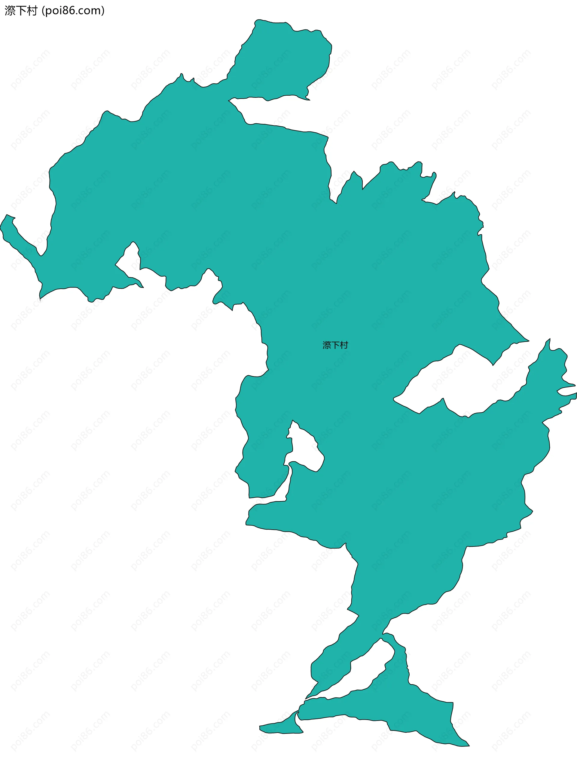 漈下村边界地图