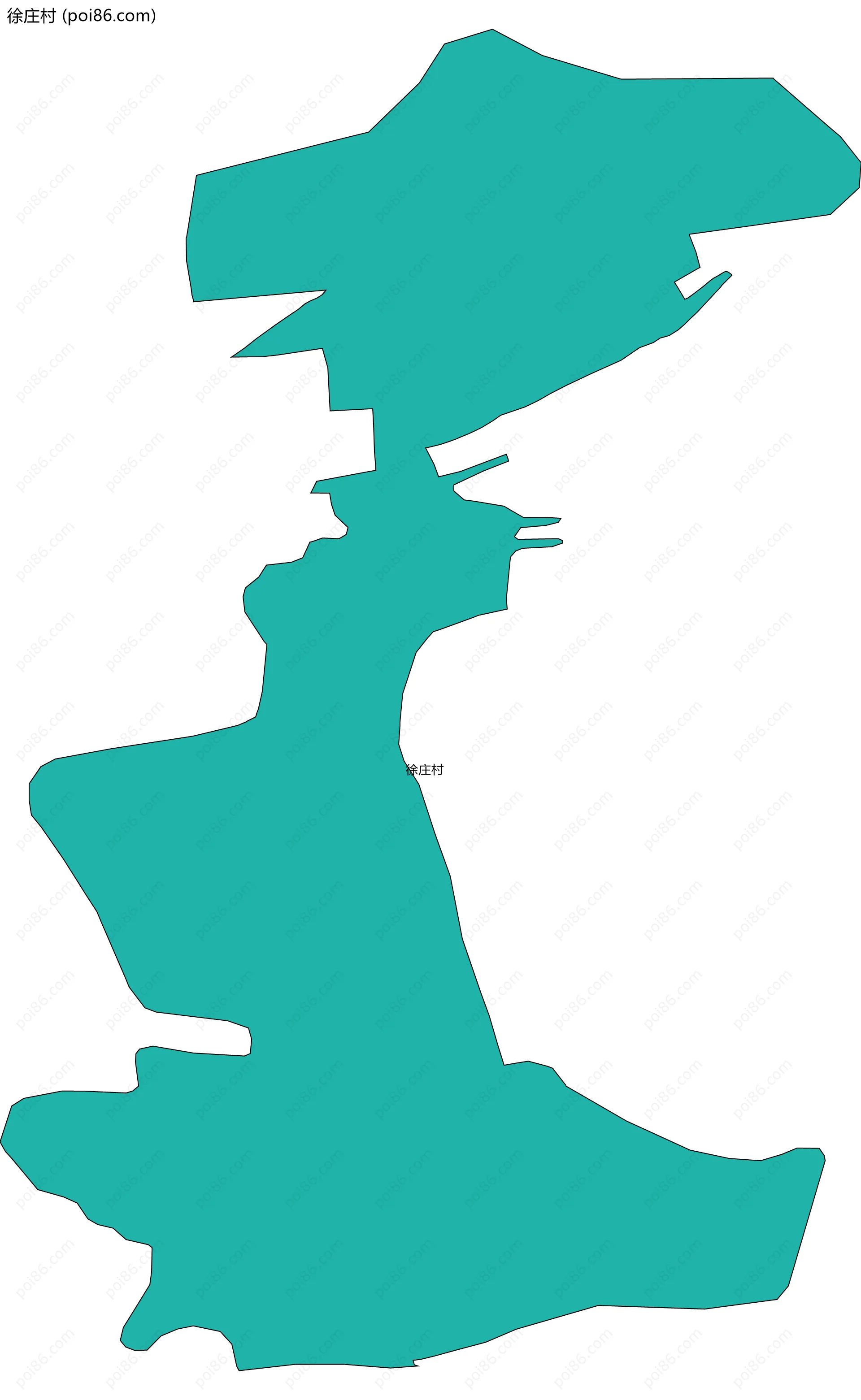 徐庄村边界地图